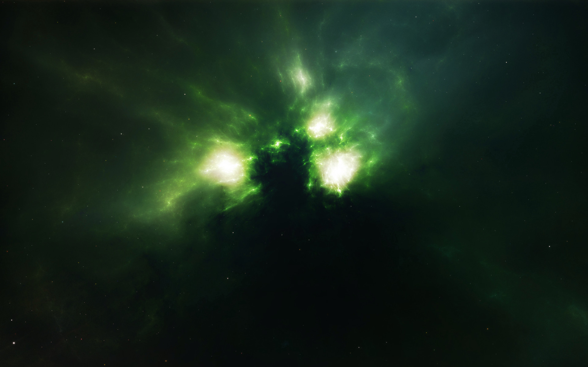 1920x1200 Green Supernova Space Wallpaper #2857 Wallpaper