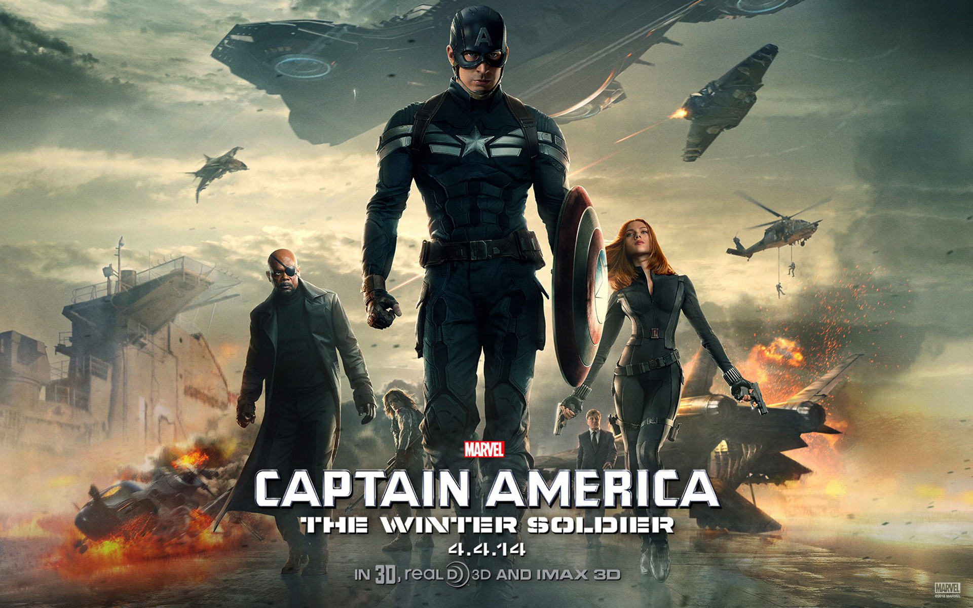 1920x1200 Captain America: The Winter Soldier Wallpaper HD 21 - 1920 X 1200