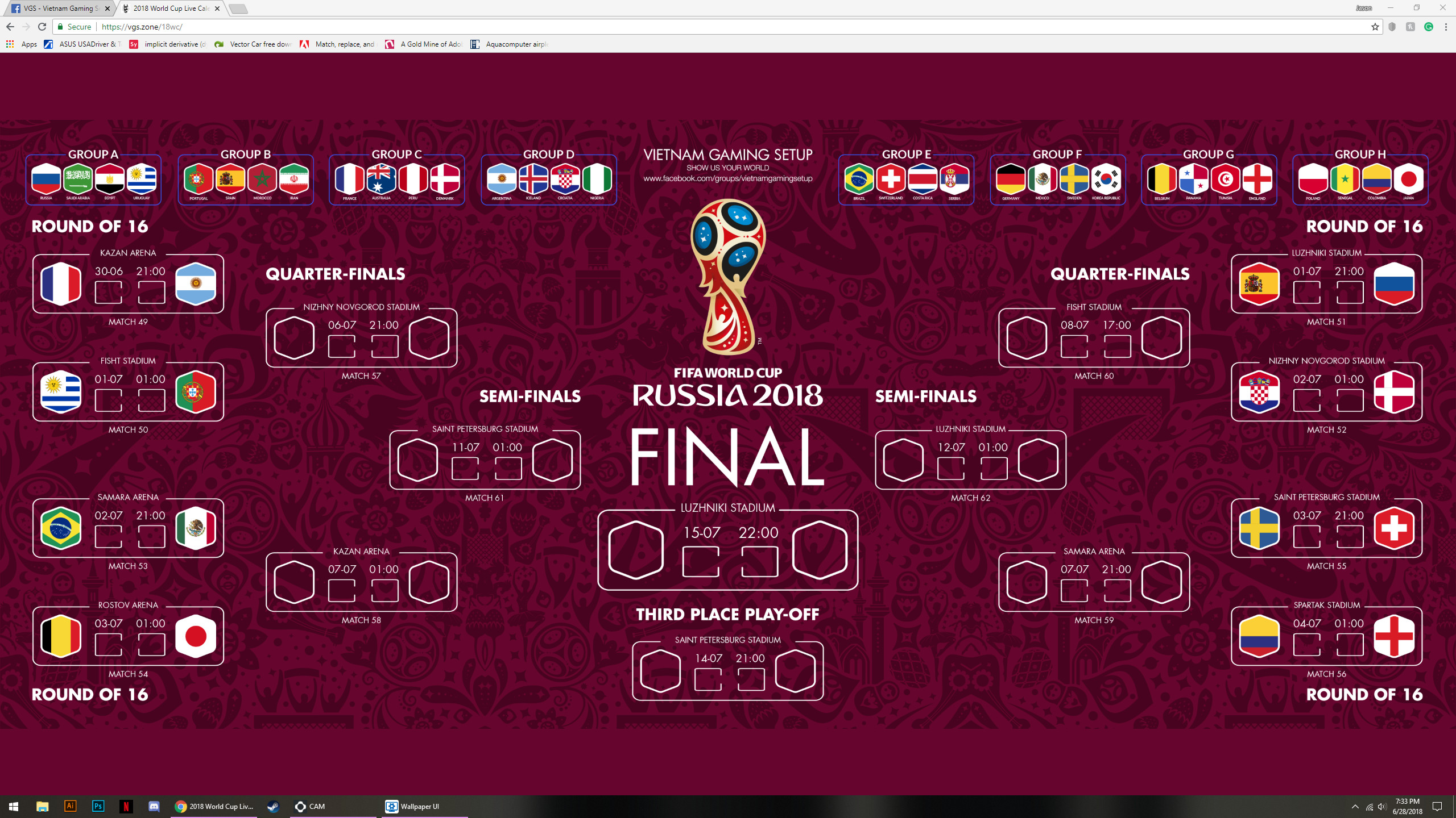2560x1440 ScreenshotNew desktop background World Cup theme ...