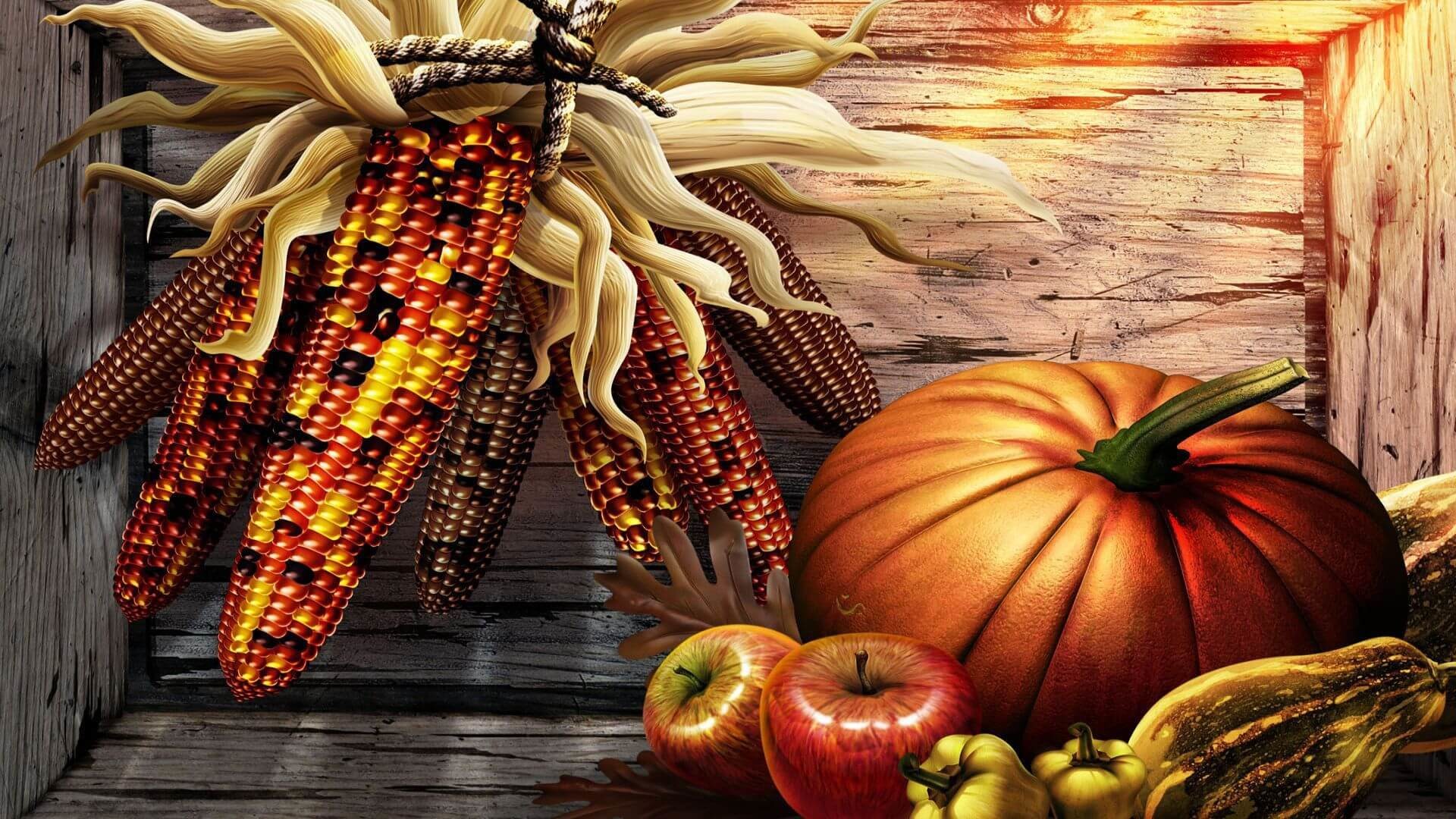 1920x1080 Screen Download Thanksgiving Wallpapers HD 2018.