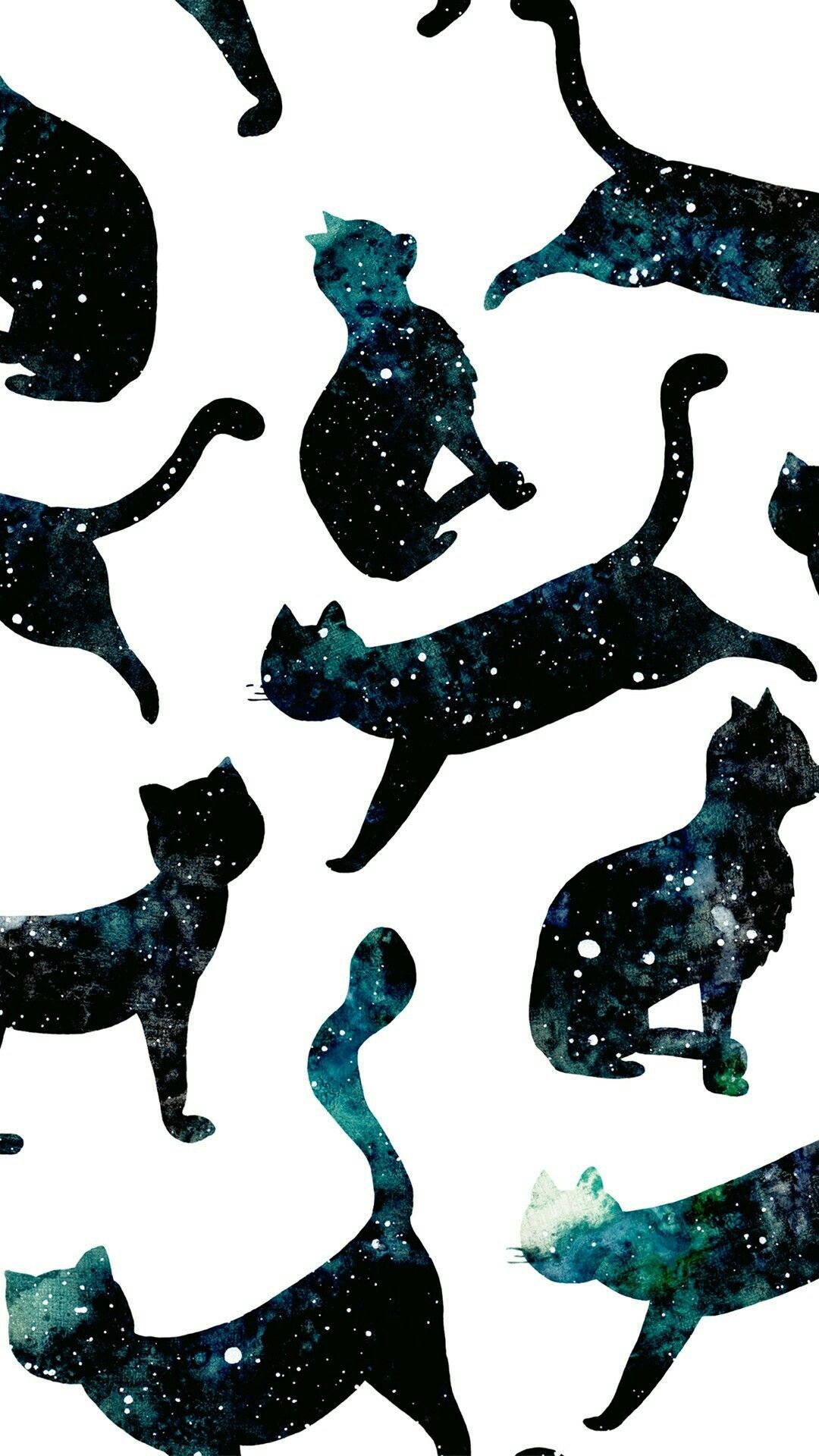 1080x1920 Wallpaper, cat, Galaxy