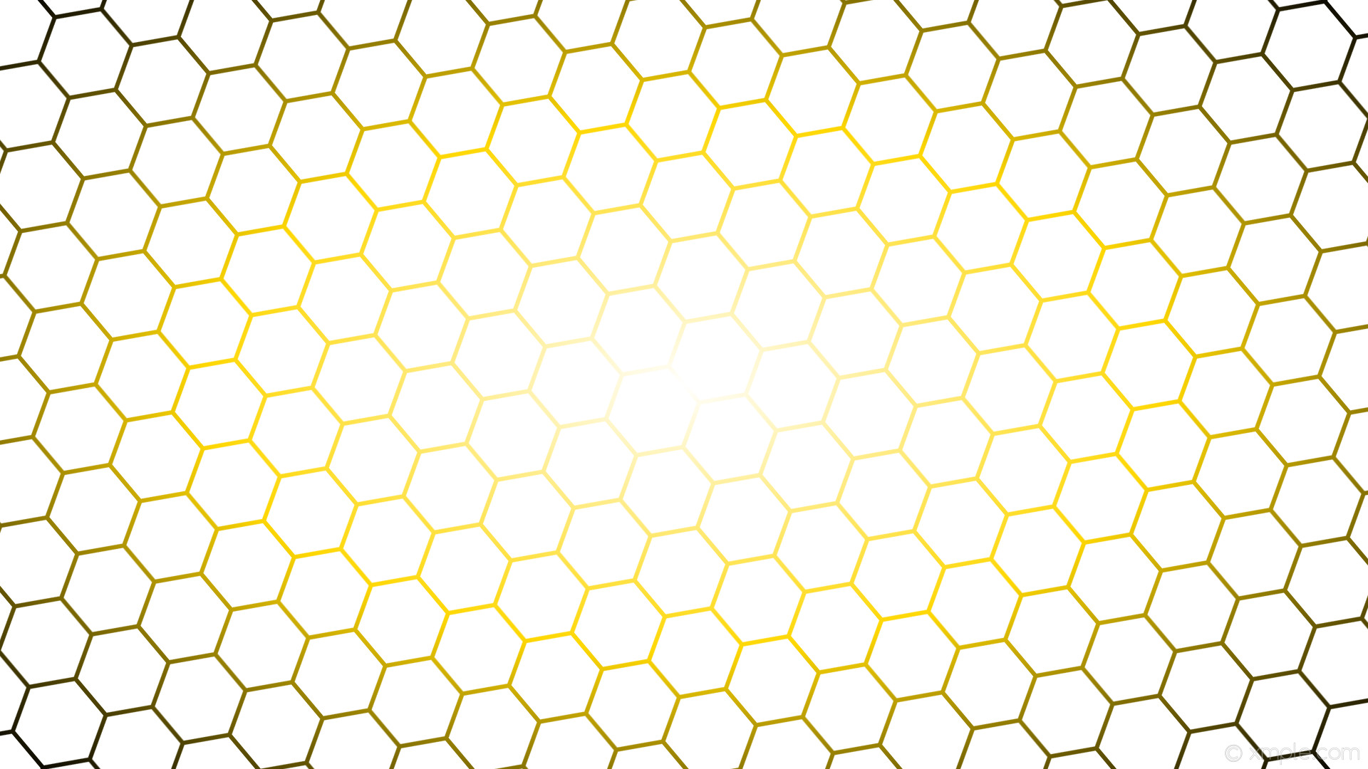 1920x1080 wallpaper black hexagon glow gradient yellow white gold #ffffff #ffffff  #ffd700 diagonal 40