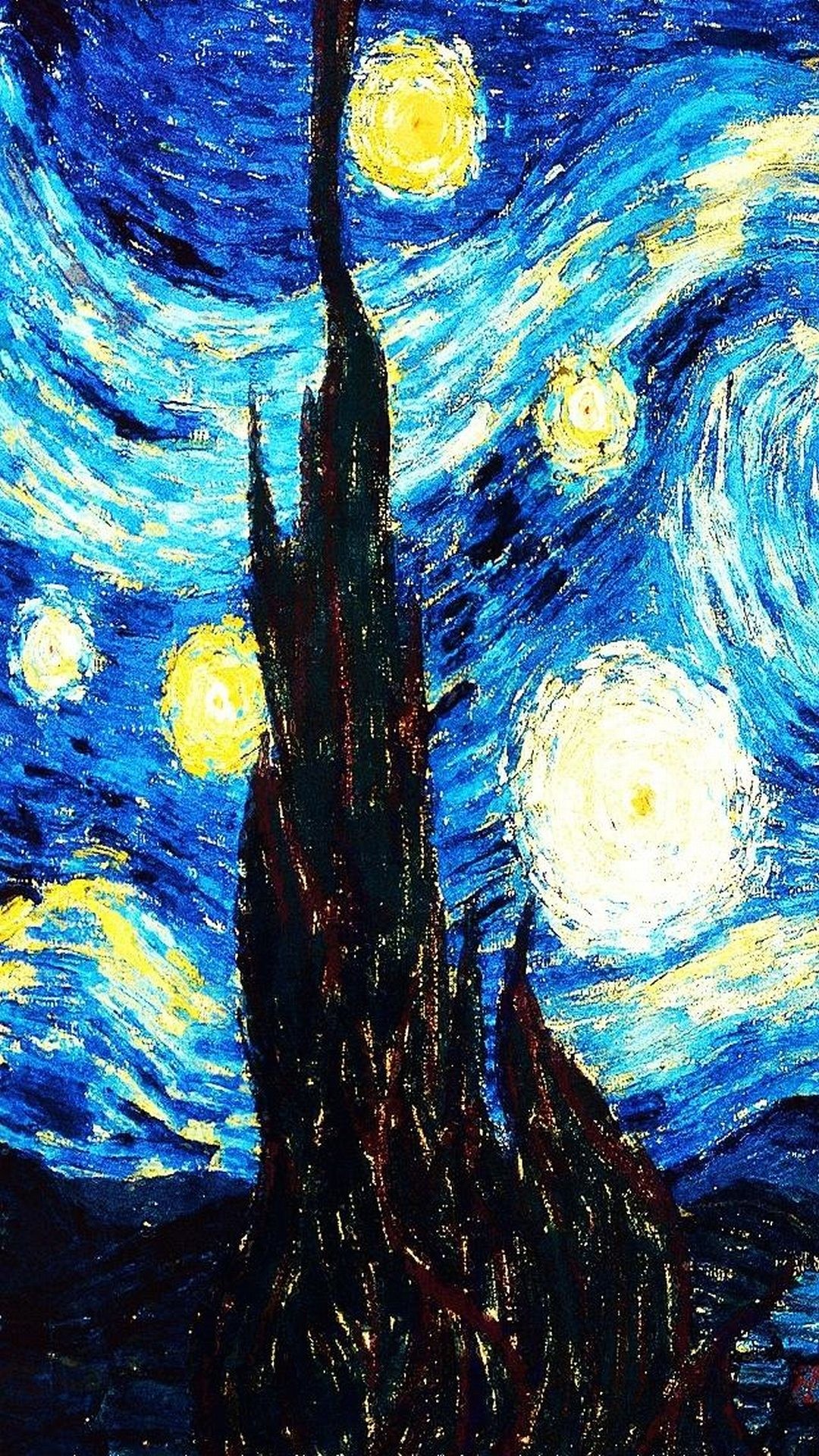 1080x1920 Download vincent van gogh starry night 1080 x 1920 Wallpapers - 4245213 |  mobile9