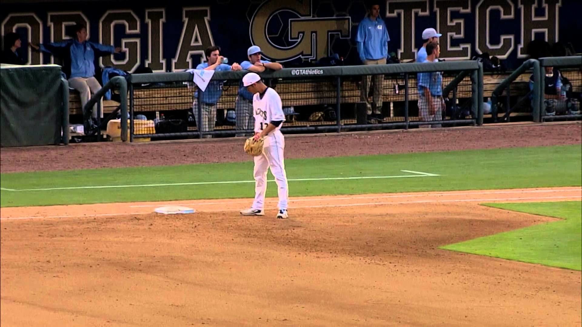 1920x1080 Georgia Tech Baseball: Connor Justus makes Jeter-esque Jump Throw at  Shortstop