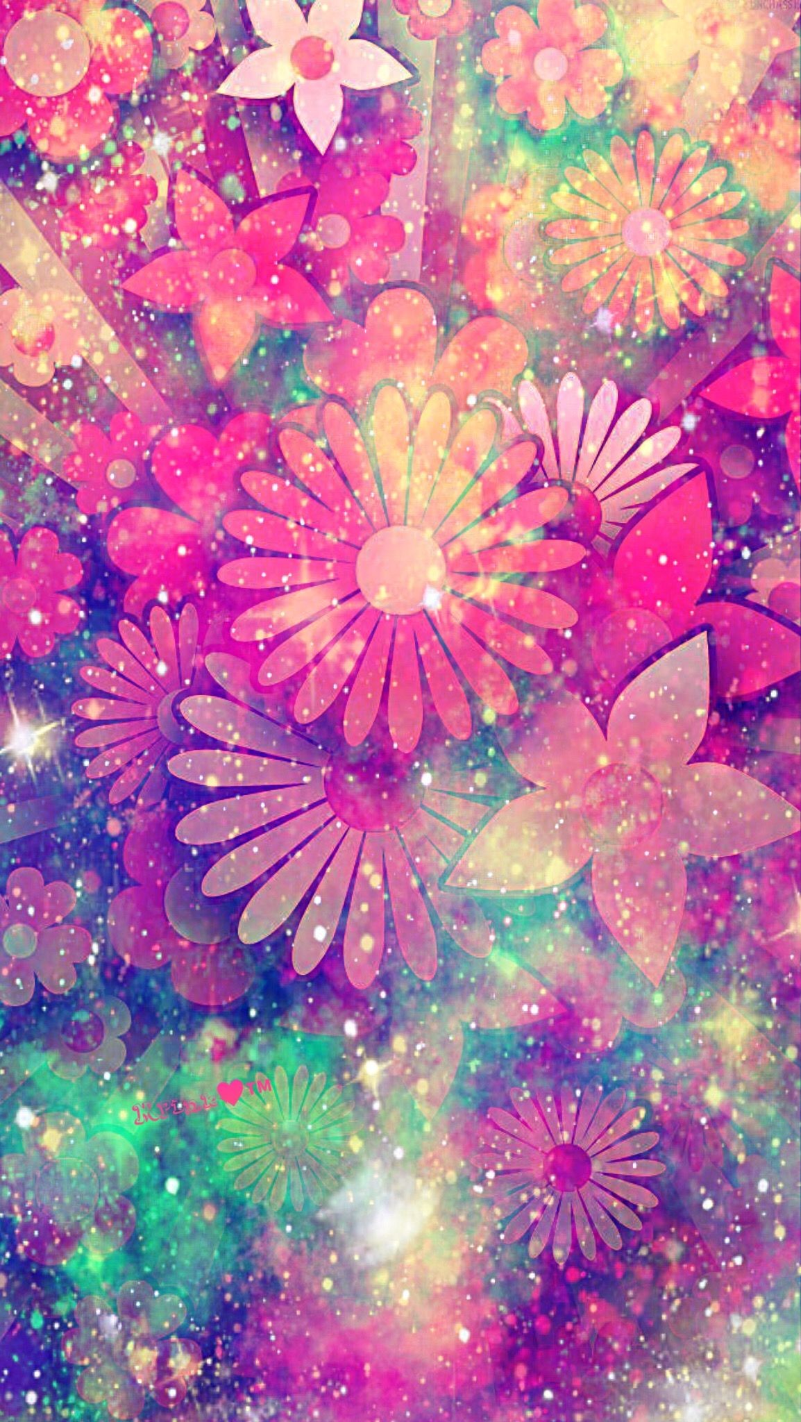 1154x2048 Hipster Flowers Galaxy Wallpaper #androidwallpaper #iphonewallpaper # wallpaper #galaxy #sparkle #glitter #lockscreen #pretty #pink #cute #girly  #flowers ...
