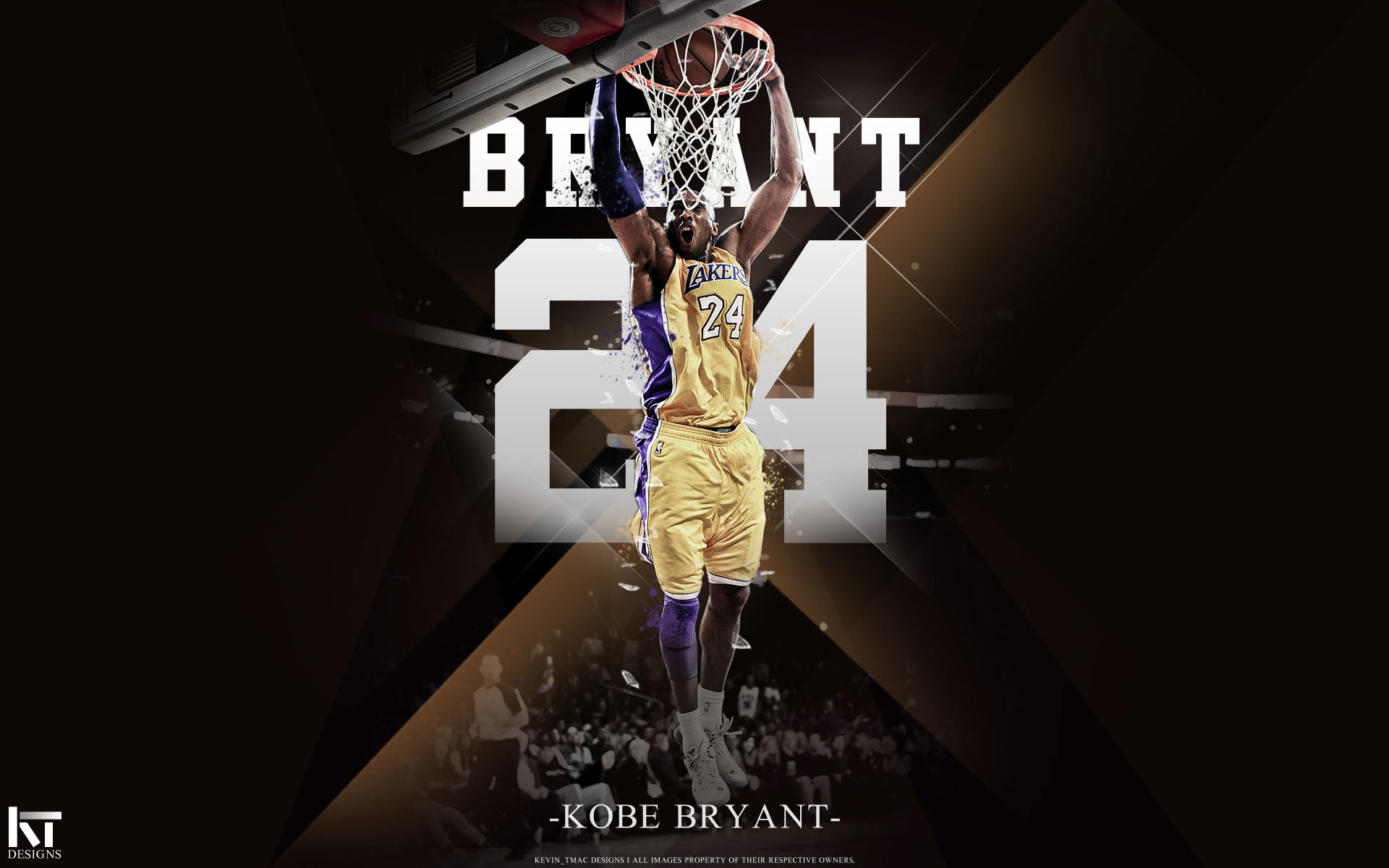 1920x1200 Free Wallpapers - Kobe Bryant Lakers Dunk  wallpaper