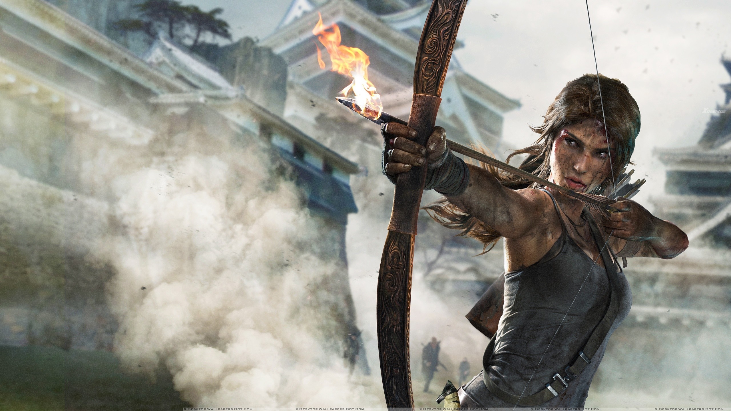 2560x1440 http://xdesktopwallpapers.com/wp-content/uploads/2014/01/Lara-Croft-With-A-Bow-Angry-Face-In- Tomb-Raider.jpg | Lara Croft Reference | Pinterest | Tomb ...