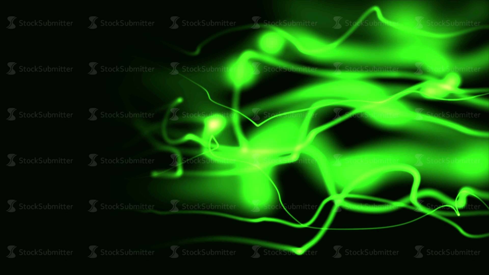 1920x1080 Green Neon Curvy Strokes Material Background for Presentation. Lines Light  Art Animation. 4K - YouTube