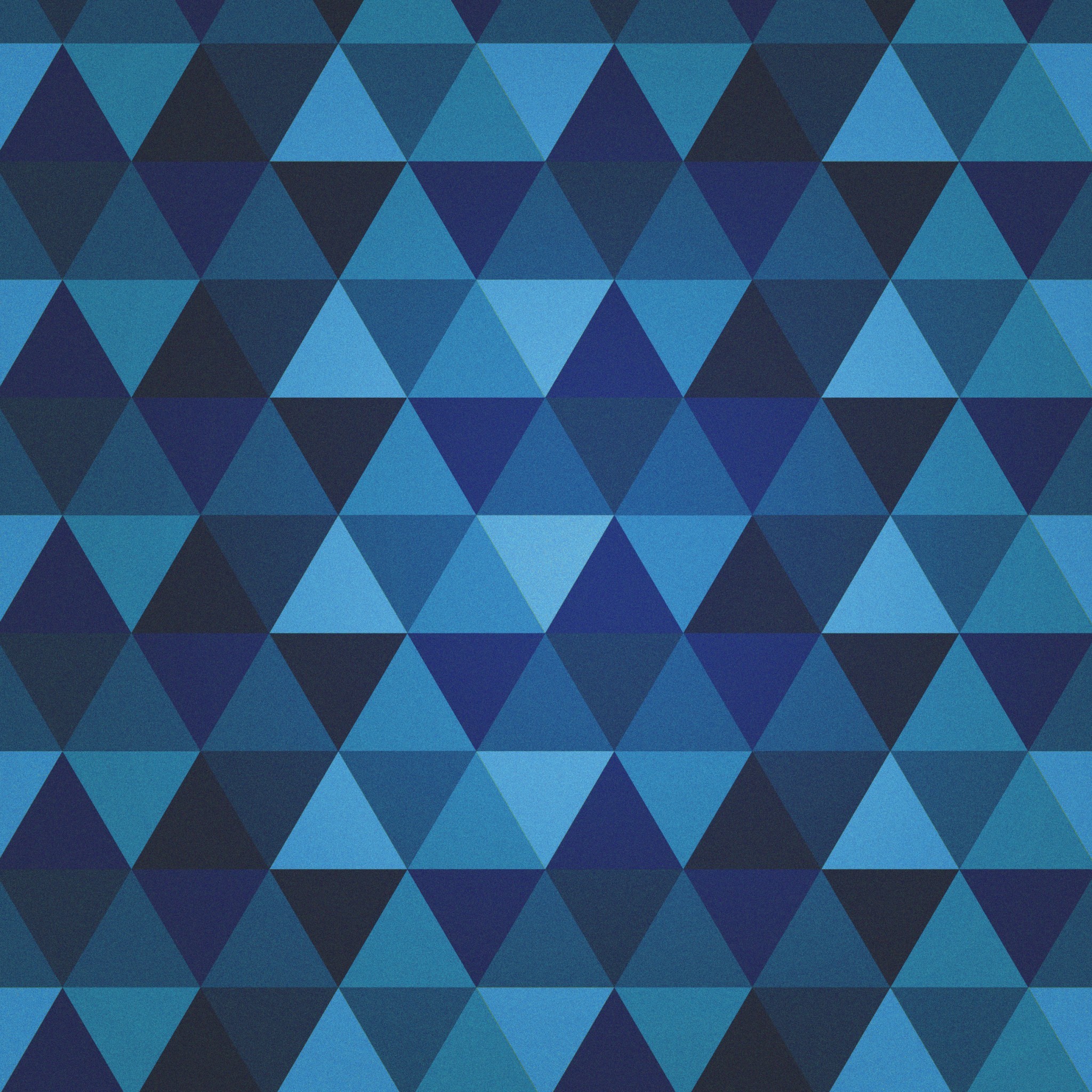 2048x2048 Dark Blue Triangle - Tap to see more Triangular shaped wallpaper! | @mobile9
