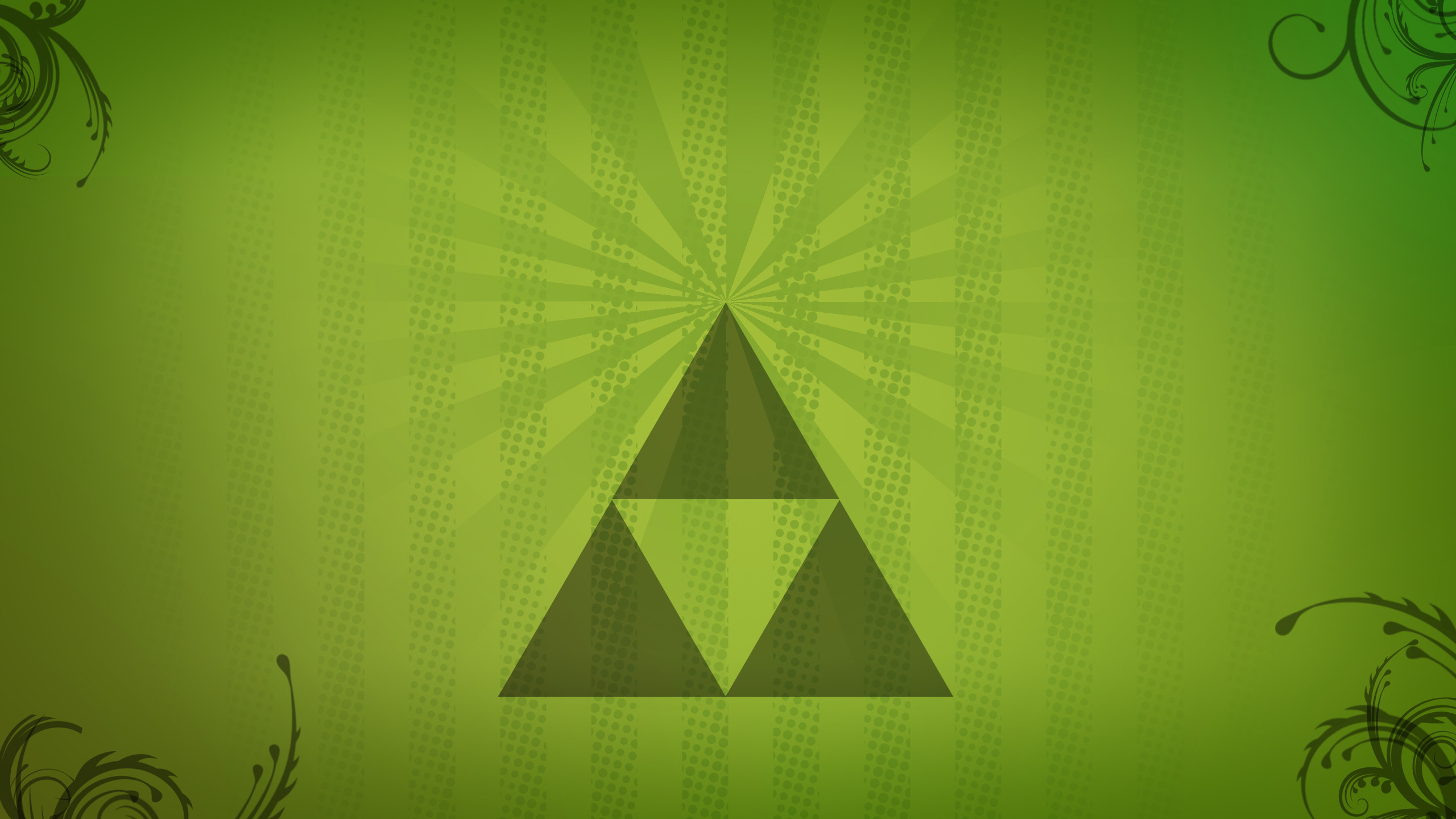 2560x1440 ... Zelda Triforce wallpaper - minimalistic by H-Thomson