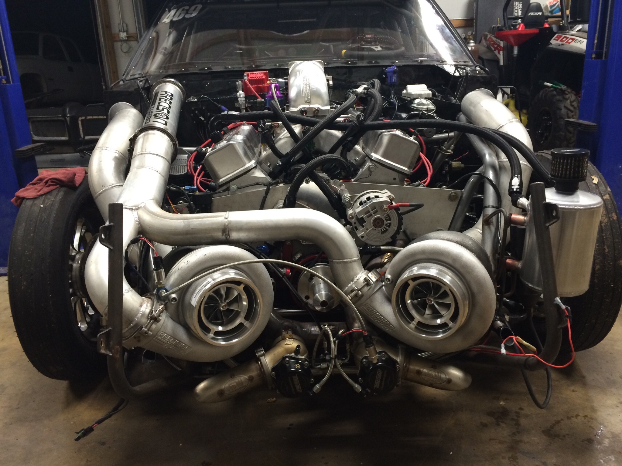 2048x1536 Big Chief's twin 1500 hp turbos. Twin TurboCool CarsEngineSweetStreet  Outlaws