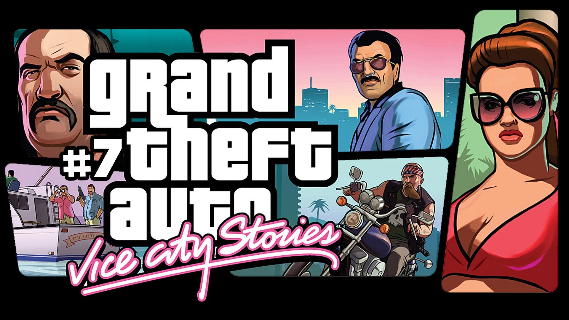 Grand Theft Auto Vice City, Boat, Sea, Rockstar Games, Logo |