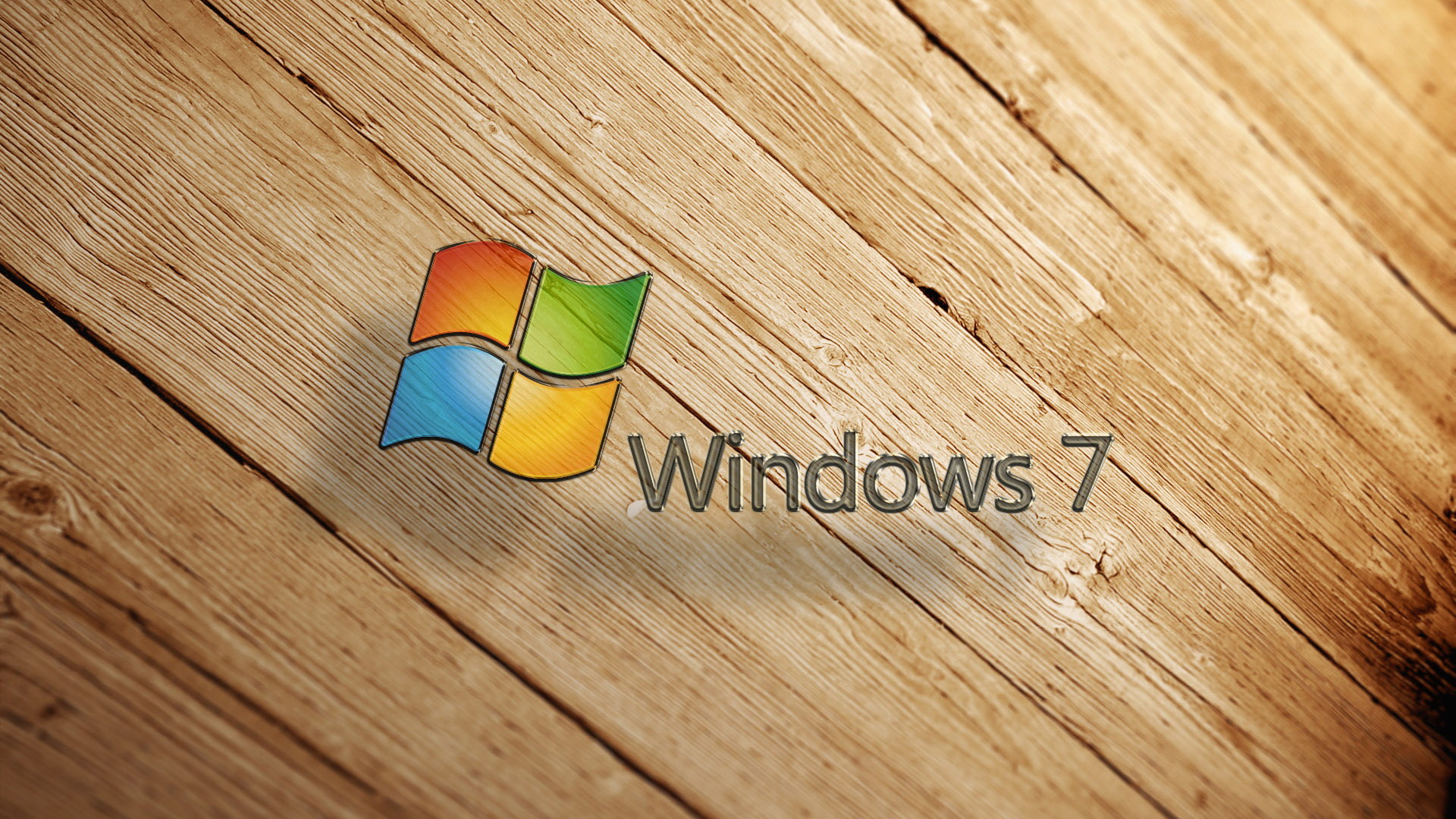 1920x1080 Windows 7 Wood Backgrounds HD Picture Wallpaper
