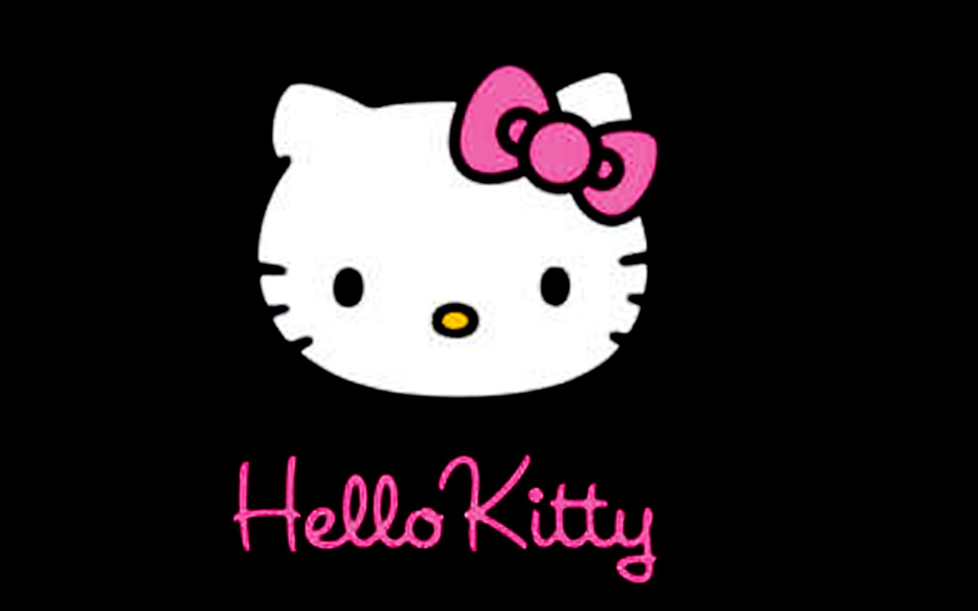 1920x1200 Hello Kitty Pink And Black Love Wallpaper For Android #xekd4 .