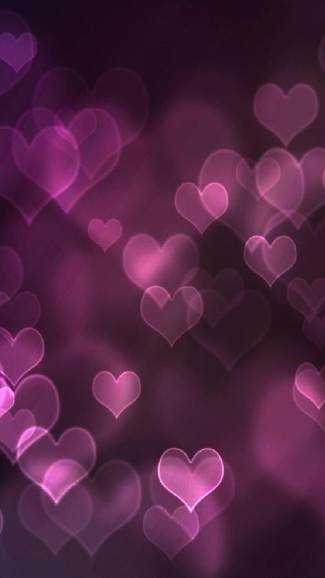 1080x1920 Pink Hearts Galaxy S4 Wallpaper ()