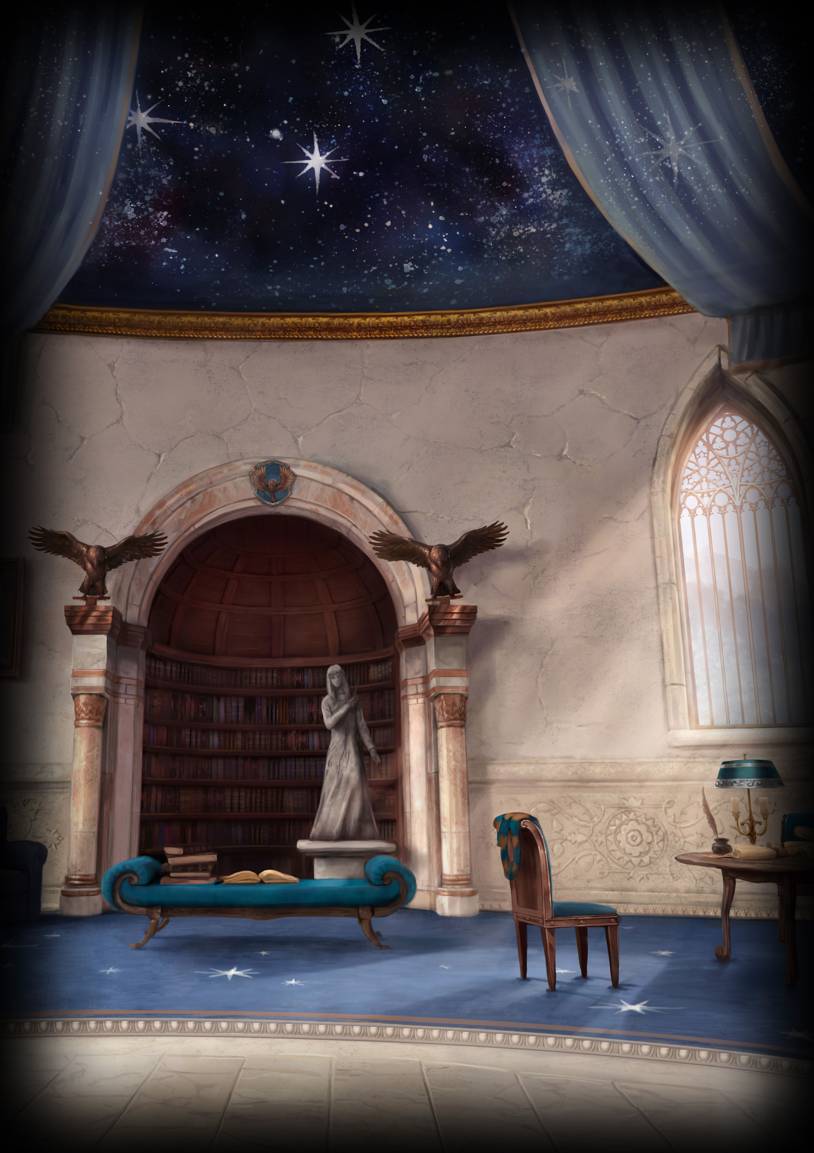 1620x2295 Image - Ravenclaw common room lrg.png | Pottermore Wiki | FANDOM powered by  Wikia