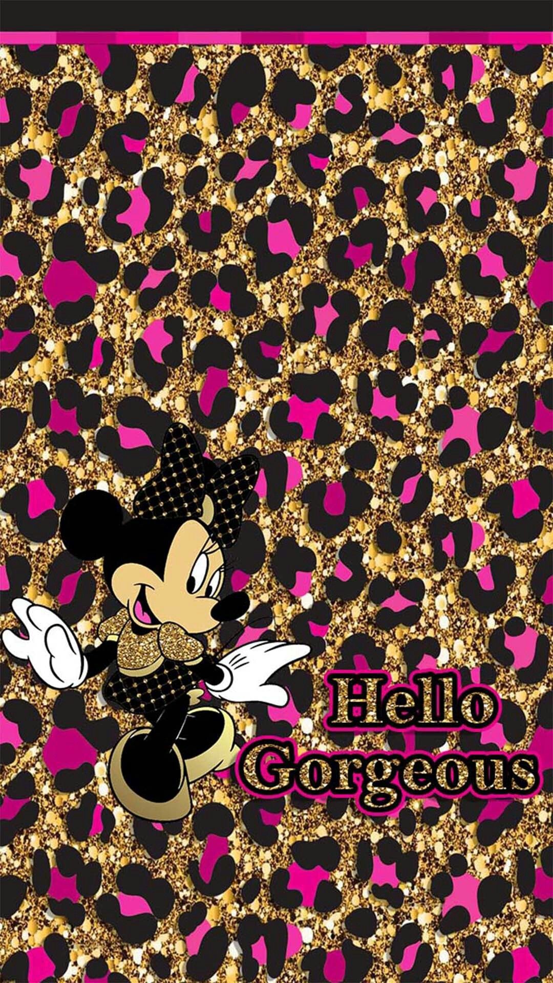 1080x1920 Minnie Mouse Hello Gorgeous Wallpaper