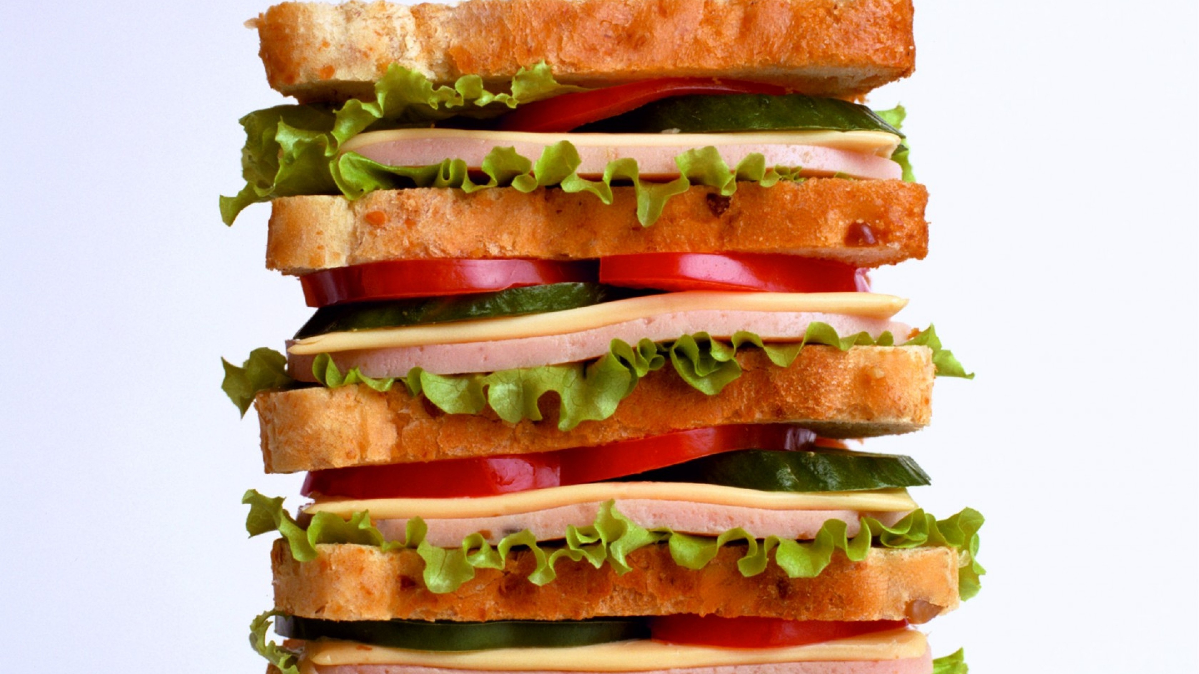 3840x2160  Wallpaper burger, sandwich, food