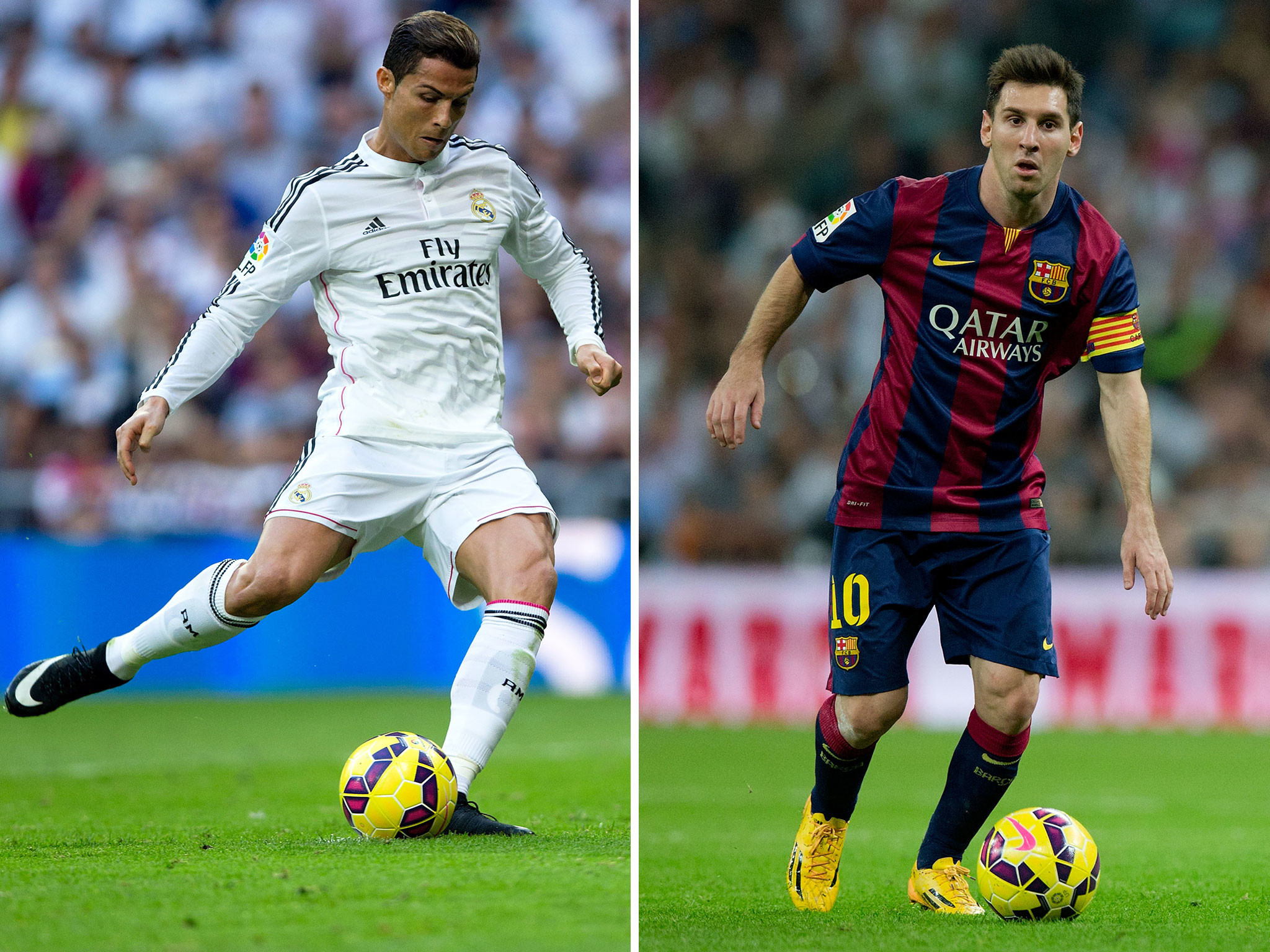 2048x1536 Lionel Messi is worth a staggering Â£68m more than Cristiano Ronaldo... and  who is the only Englishman in the top 20 most valuable? | The Independent