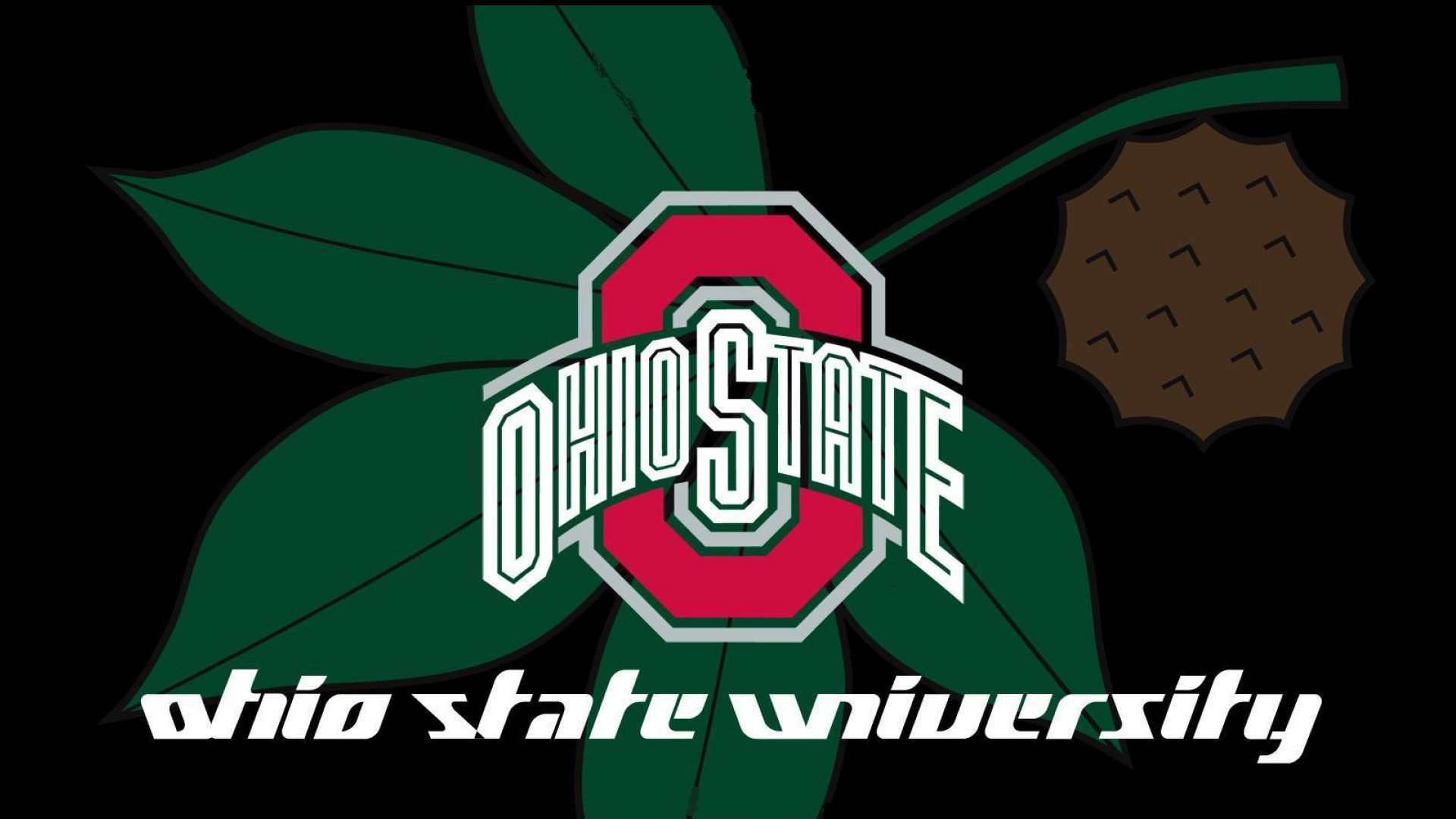 1920x1080 Ohio State Buckeyes images OHIO STATE UNIVERSITY RED BLOCK O & BUCKEYE LEAF  HD wallpaper and background photos