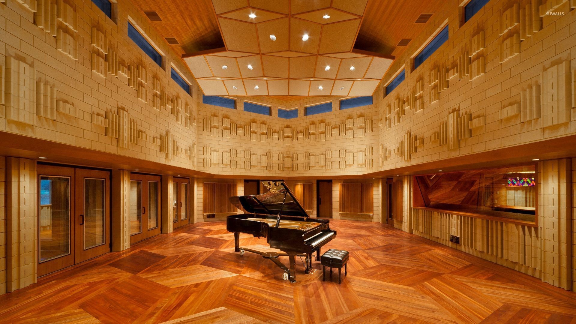 1920x1080 Piano in the Manifold Recording studio wallpaper