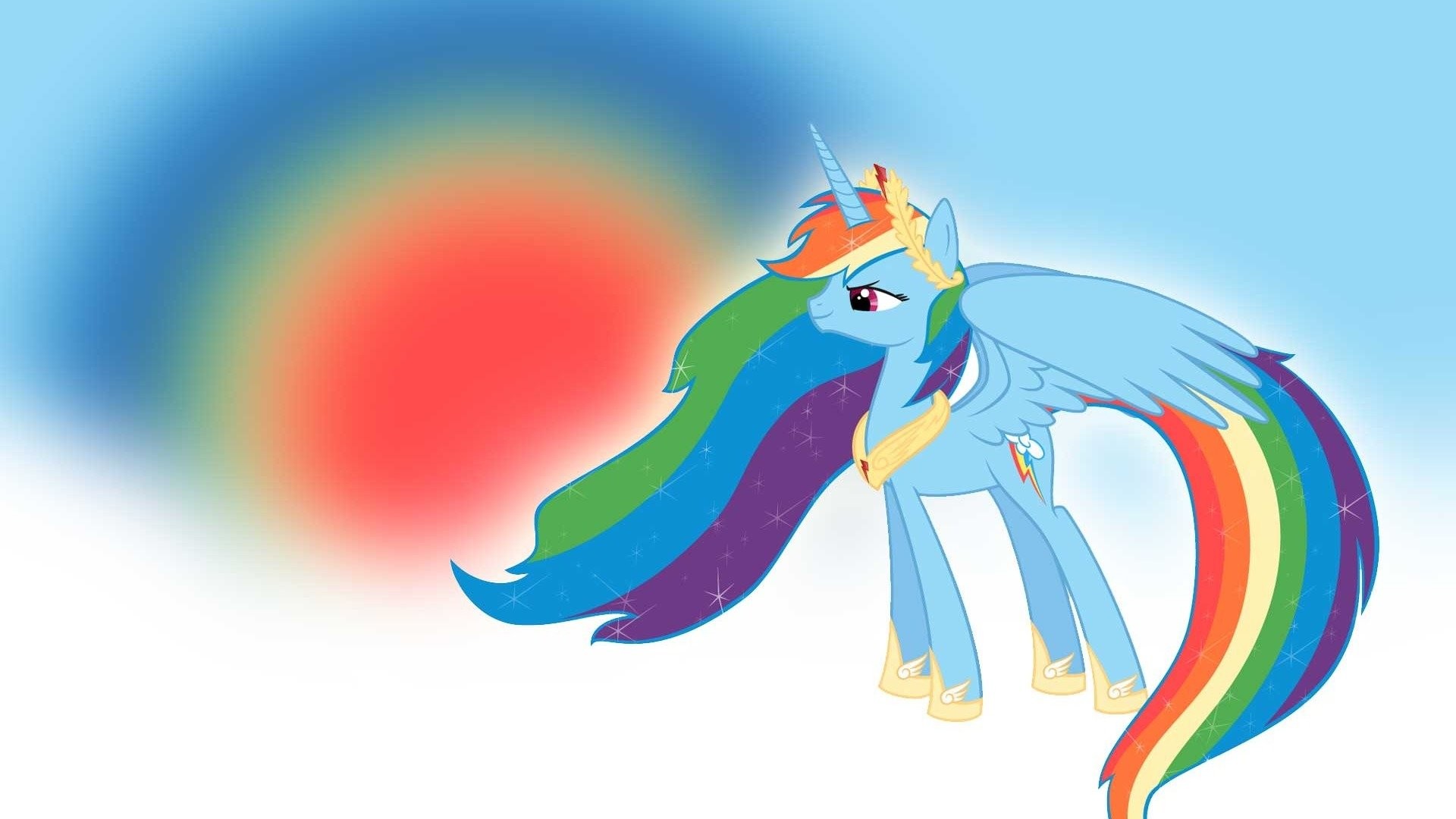 1920x1080 Pegasus Unicorn Rainbow Dash Wallpaper Unicorns And Rainbows Wallpaper Hd