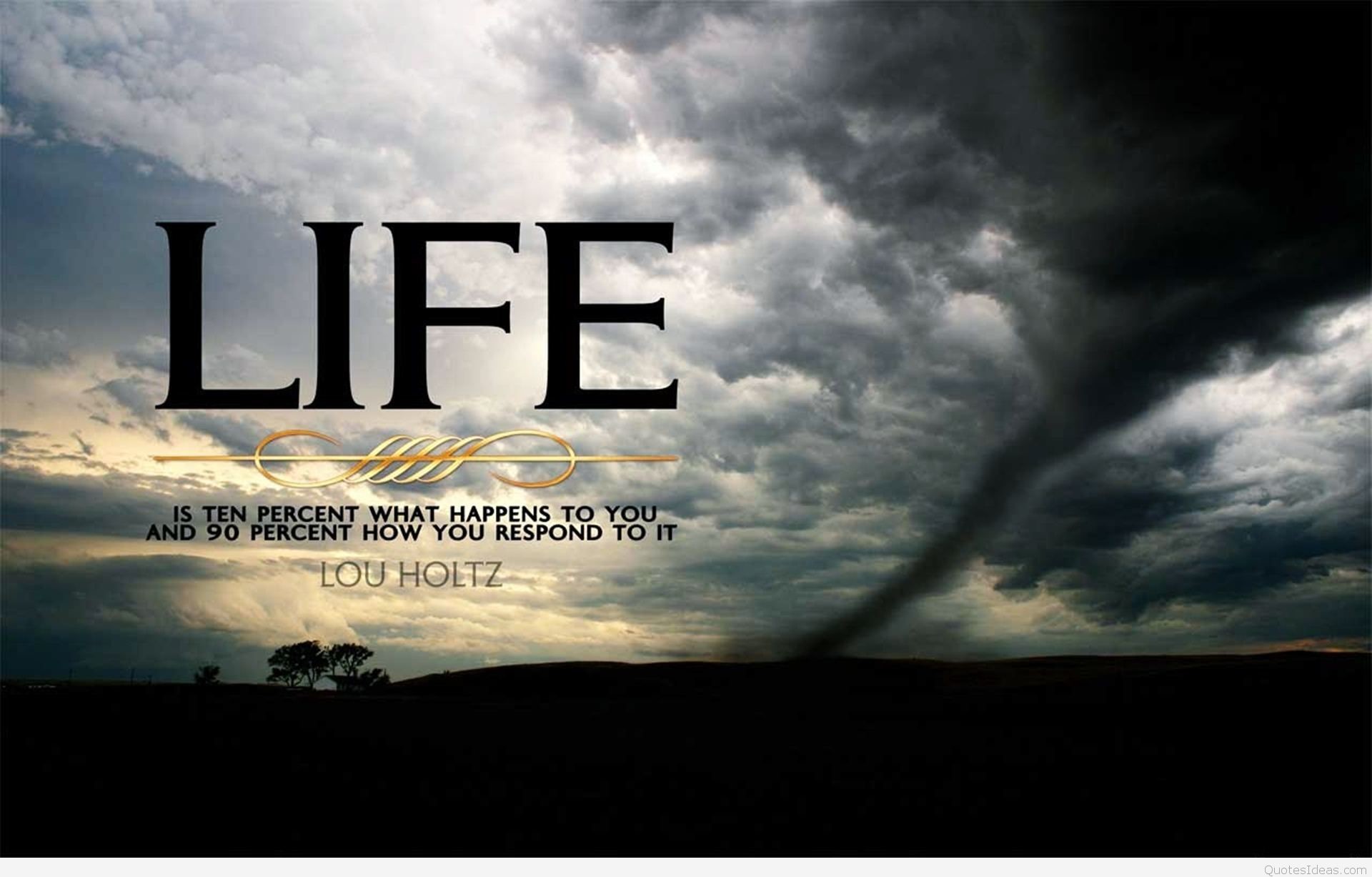 1920x1227 HD background for desktop with life quote