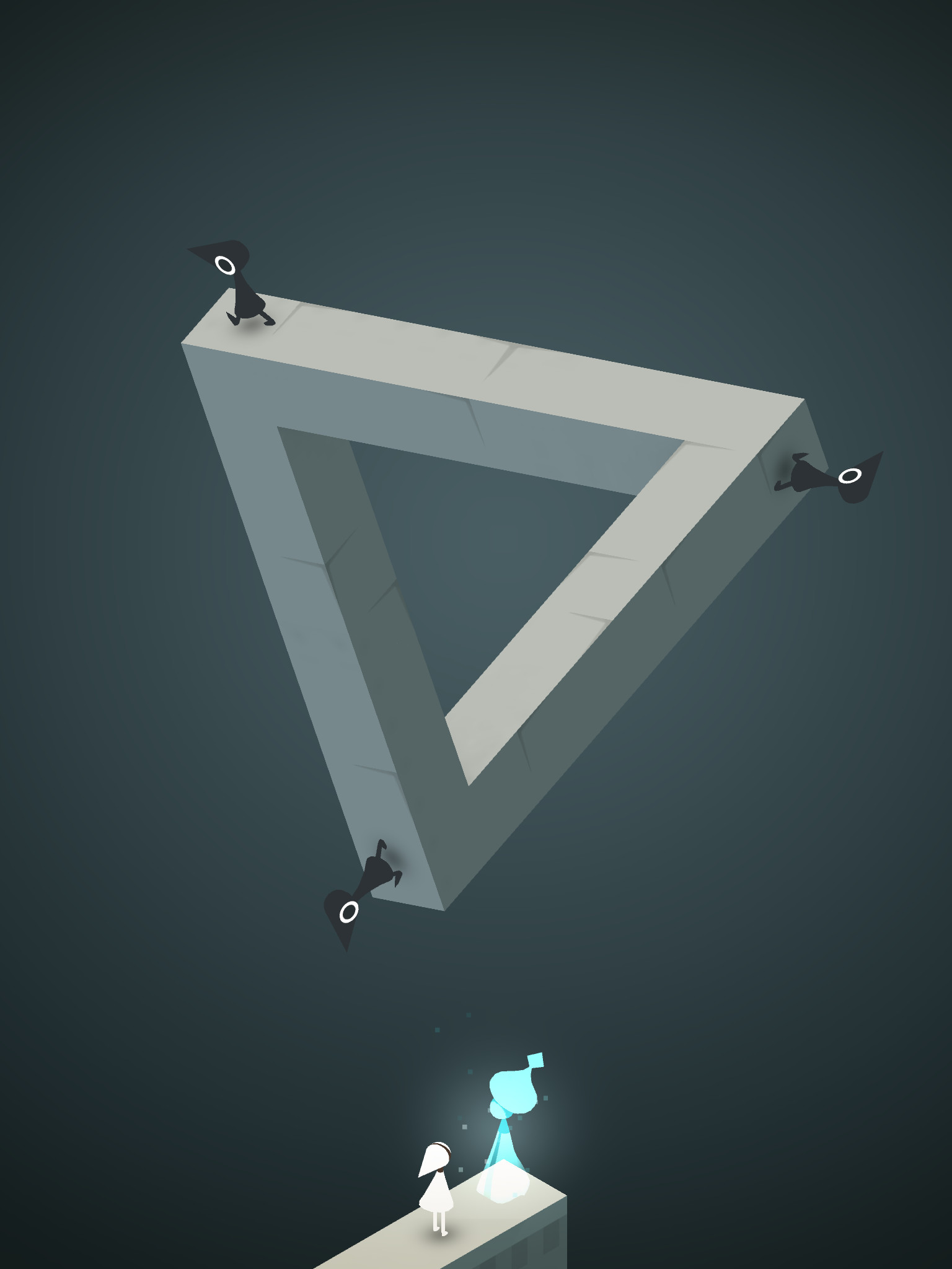 1536x2048 World in Monument Valley is based on architectural structures built using  simple geometric shapes. Is minimalist, yet charming, full of pastel colors  and ...