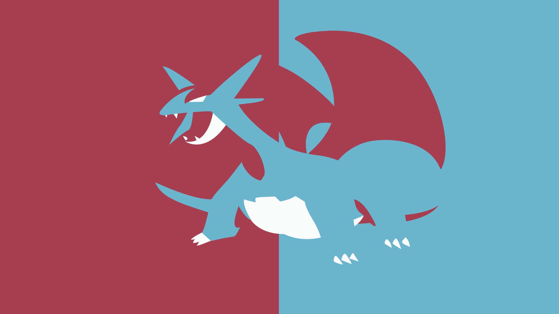 1920x1080 Modern background image of Salamence () (More in comments .
