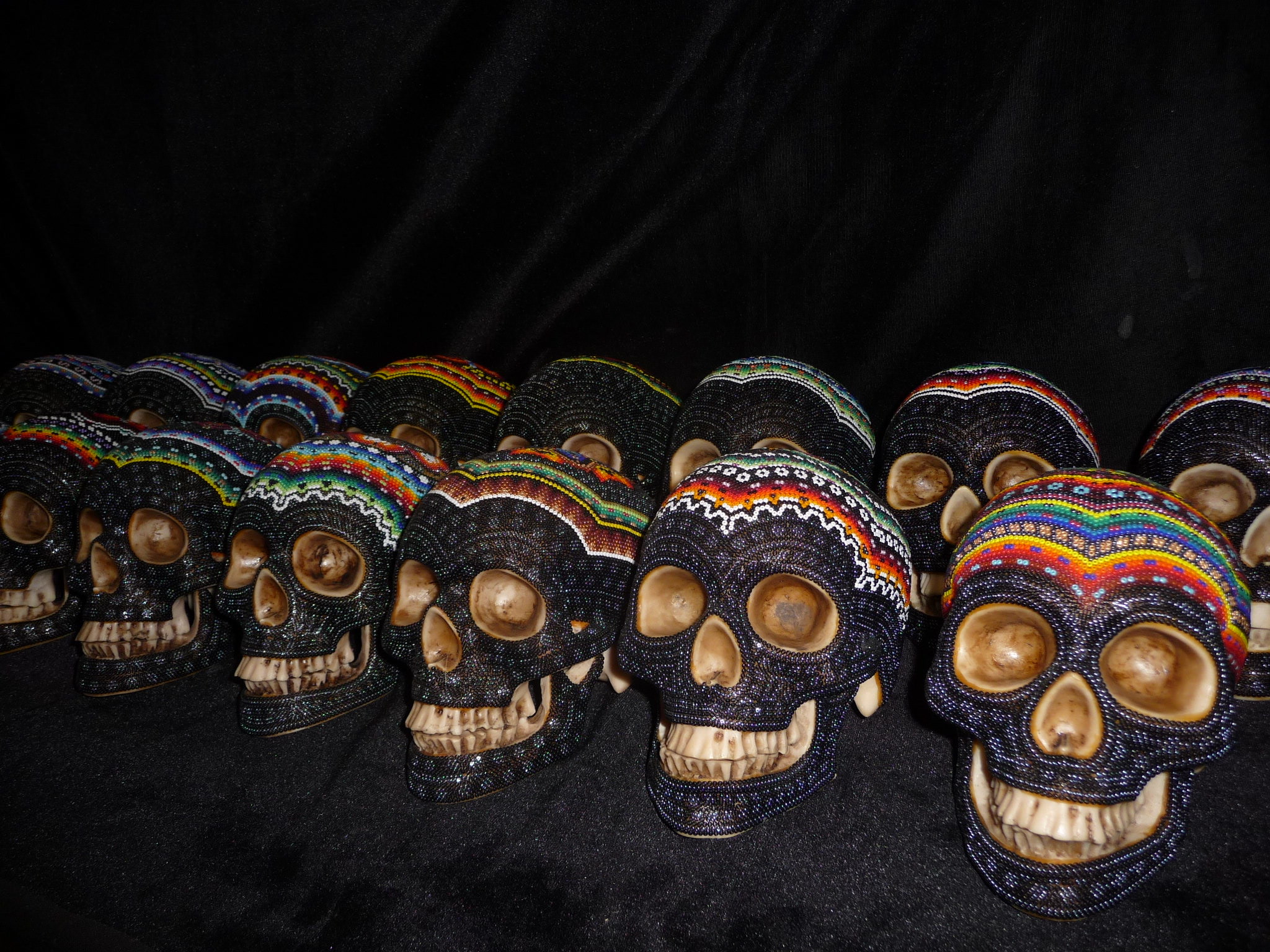 2048x1536 Tags: beaded skull, day of the dead ...