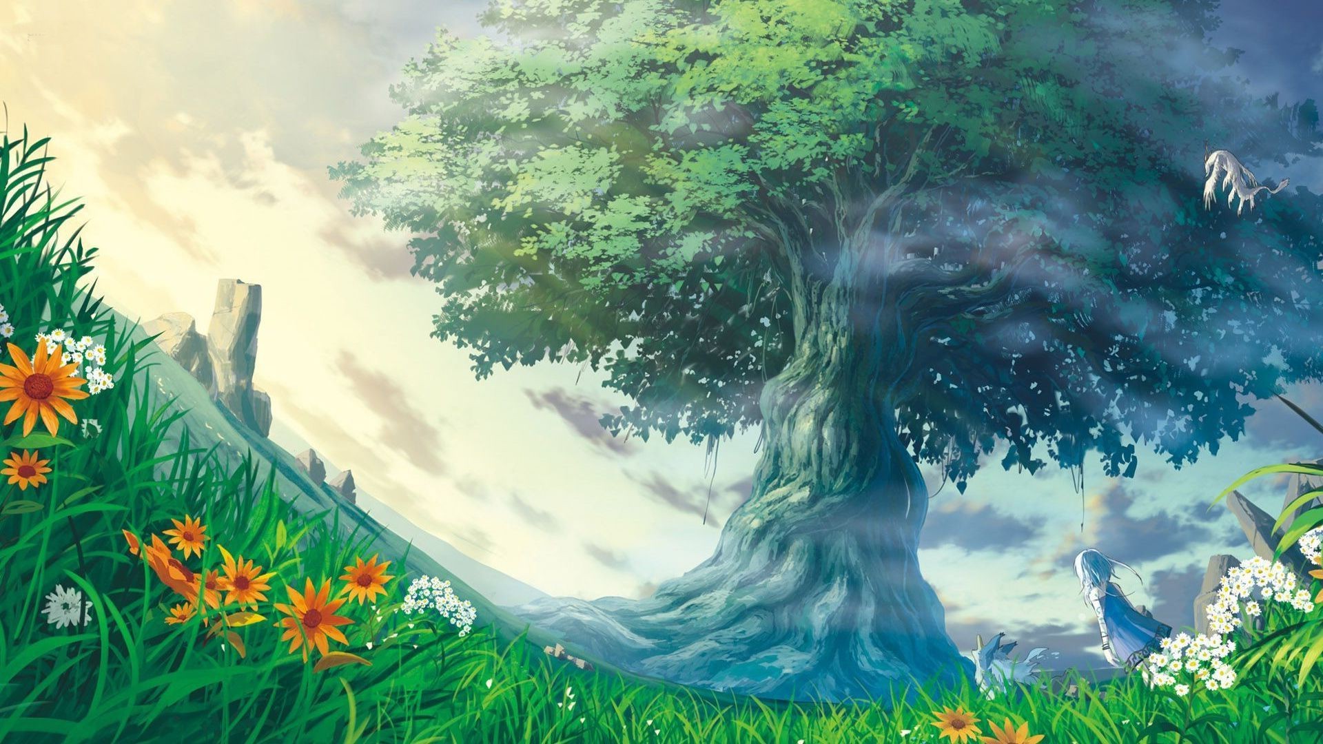 1920x1080 artwork, Fantasy Art, Trees, Nature, Life Wallpapers HD / Desktop and  Mobile Backgrounds