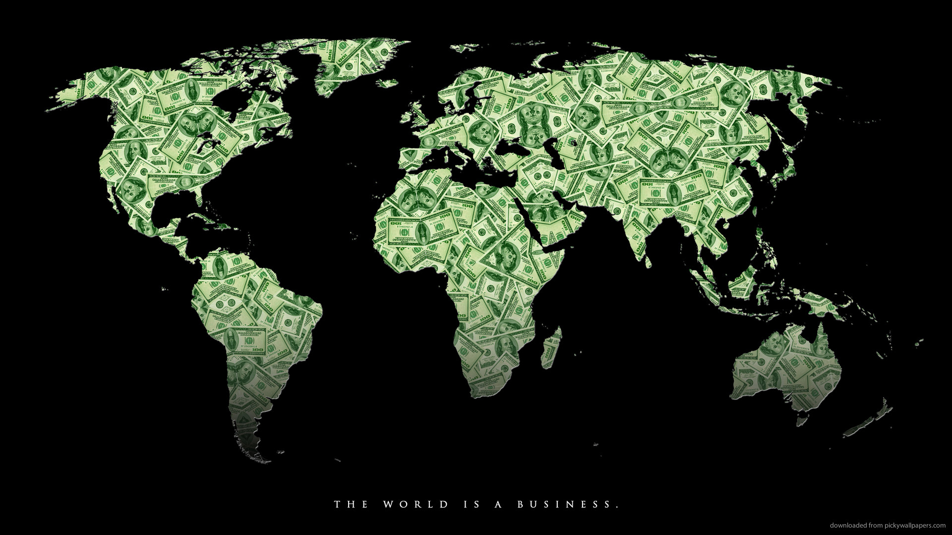 1920x1080 HD The World is a Business wallpaper