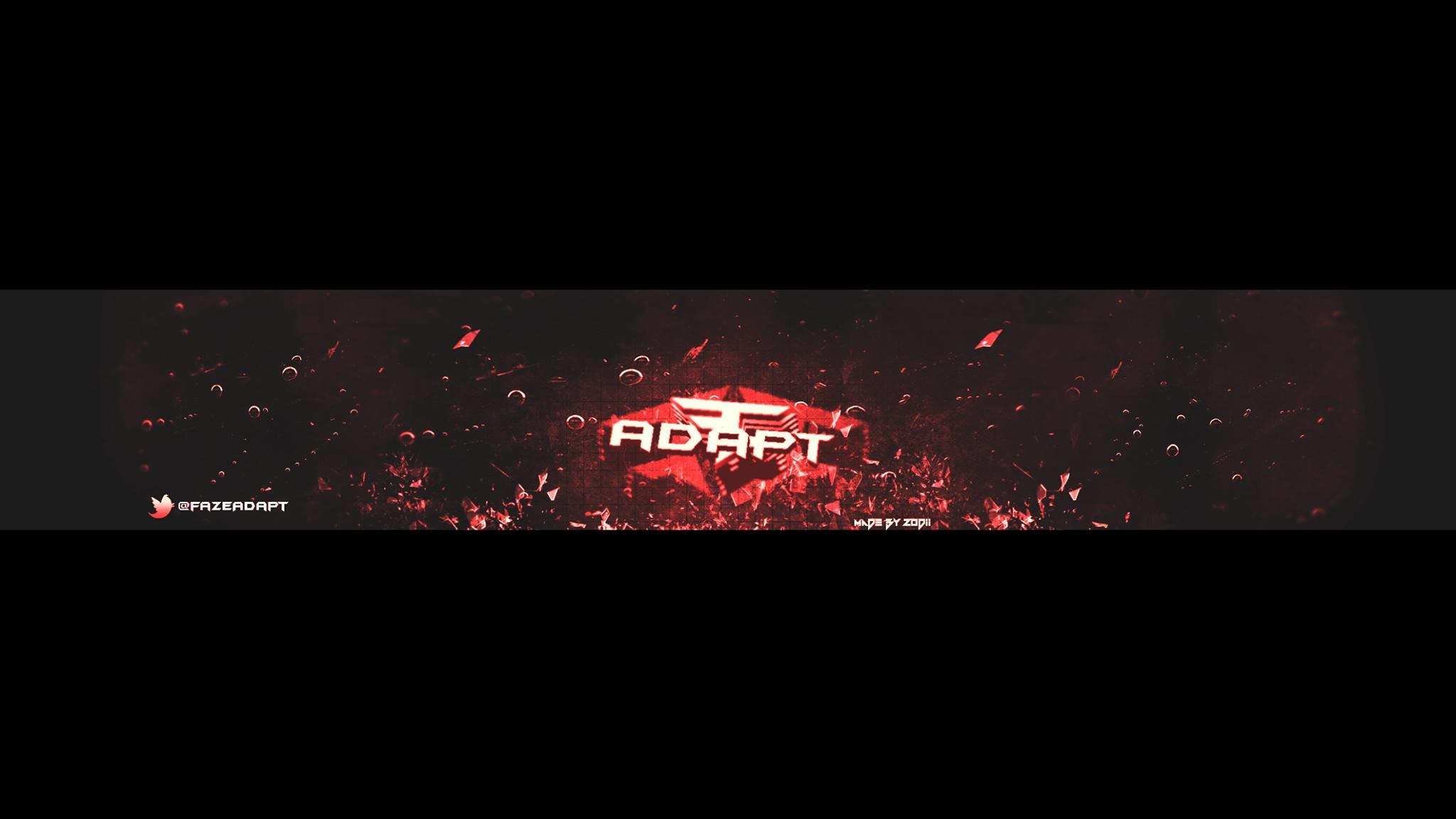 2048x1152 ... First 3D Banner For FaZe Adapt by ZodiiArts