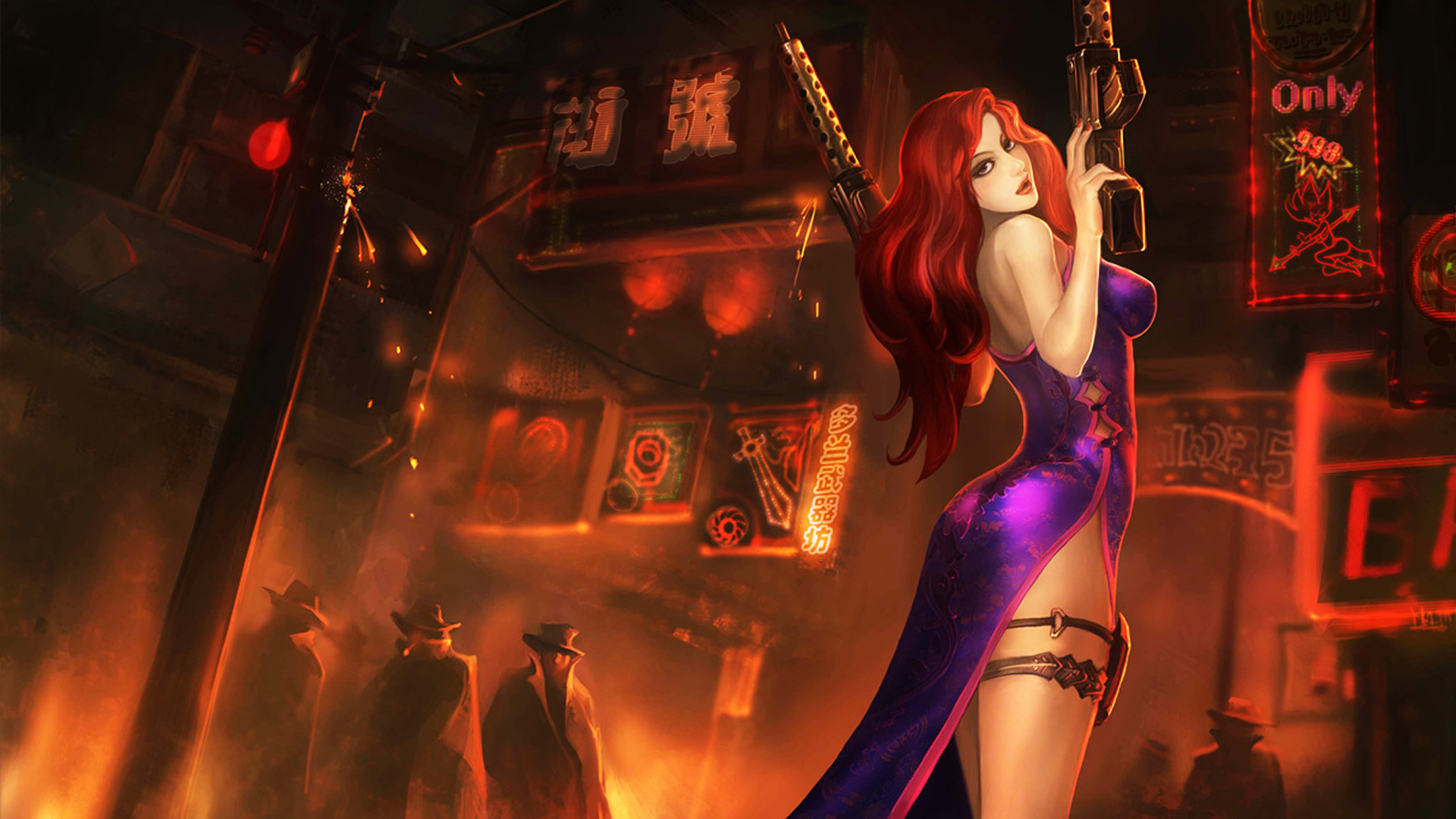 1920x1080 Secret Agent Miss Fortune Chinese