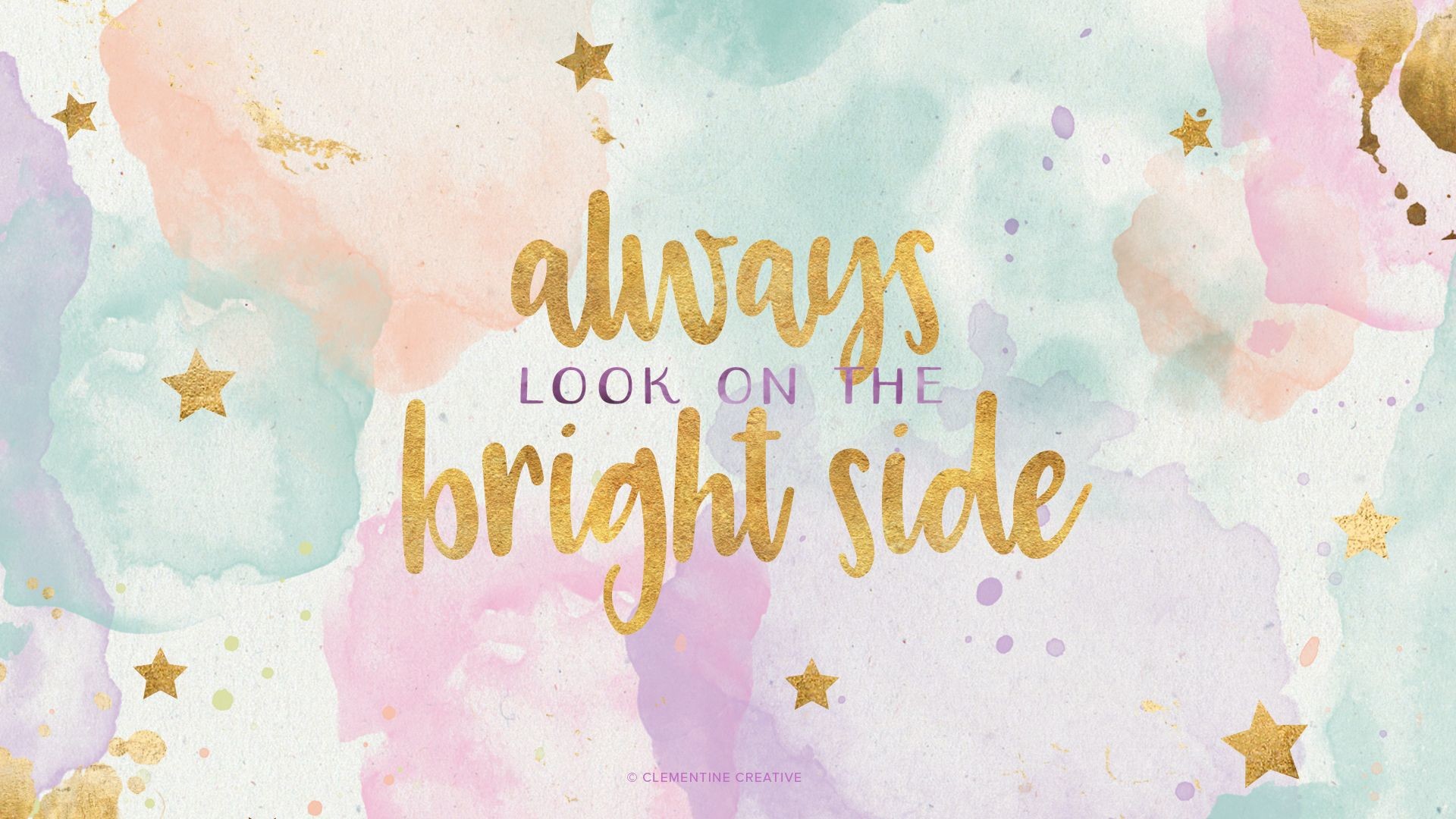 1920x1080 Pinterest Cute Desktop Wallpaper | Free Wallpaper: Always Look on the Bright  Side