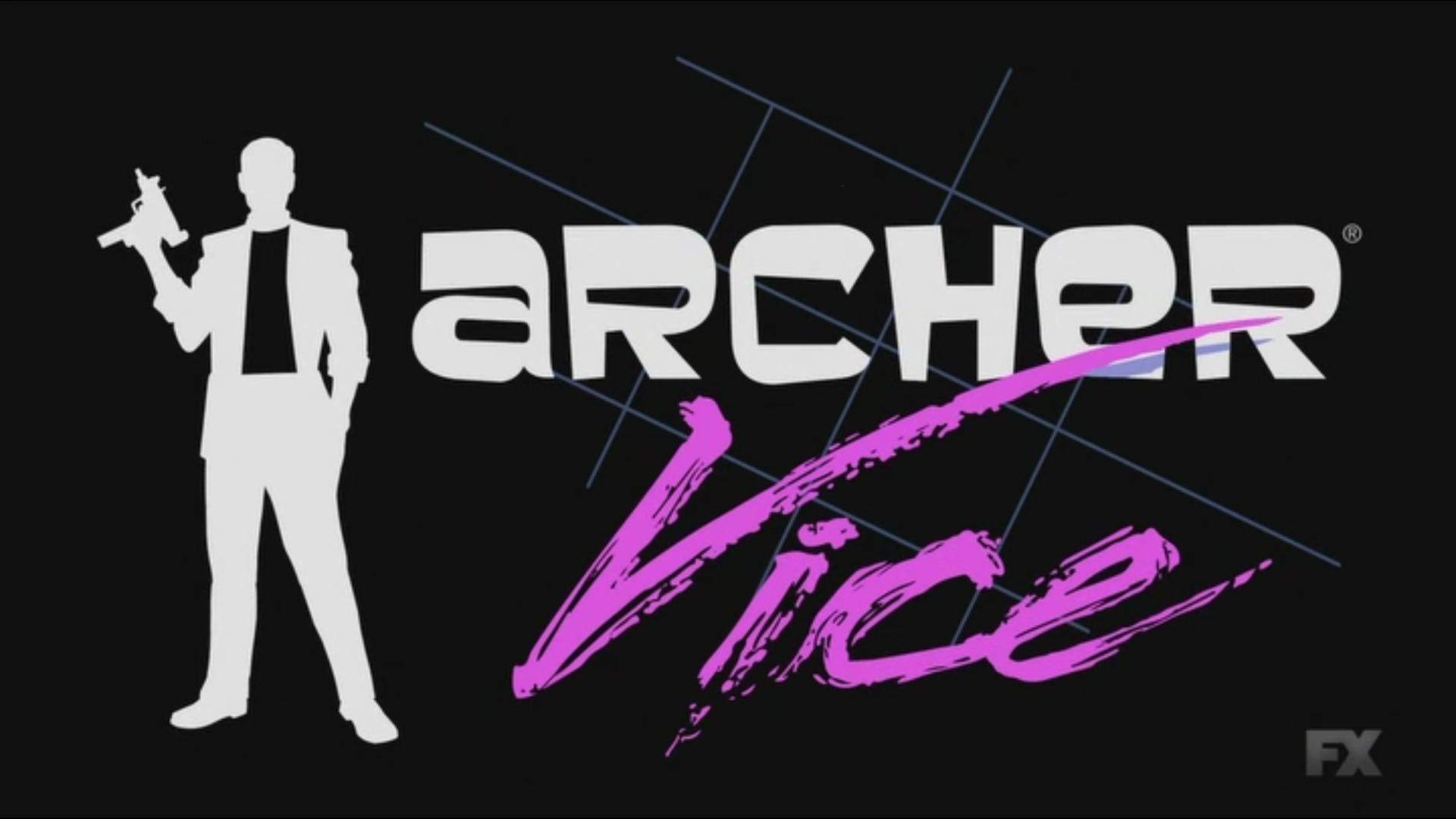 1920x1080 Archer Vice Logo Wallpaper ...