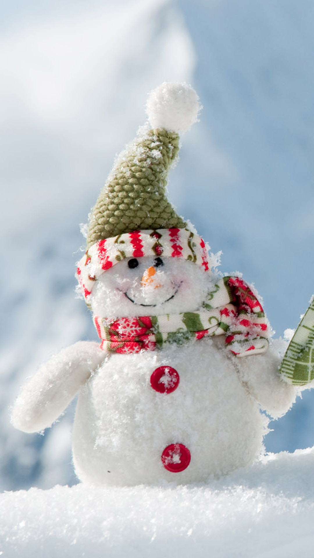 1080x1920 Christmas Snowman #iPhone #6 #plus #wallpaper Merry Christmas!!! Winter ...