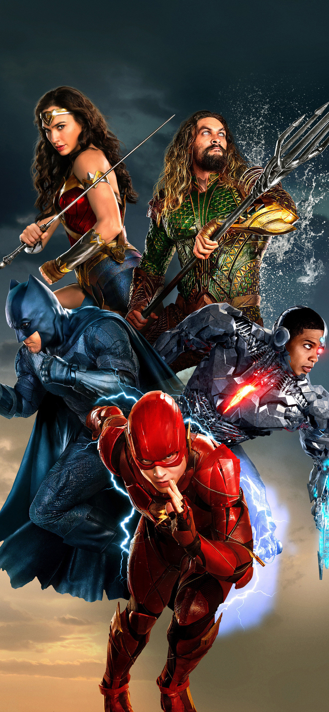 1125x2436 4k Justice League (Iphone XS,Iphone 10,Iphone X)