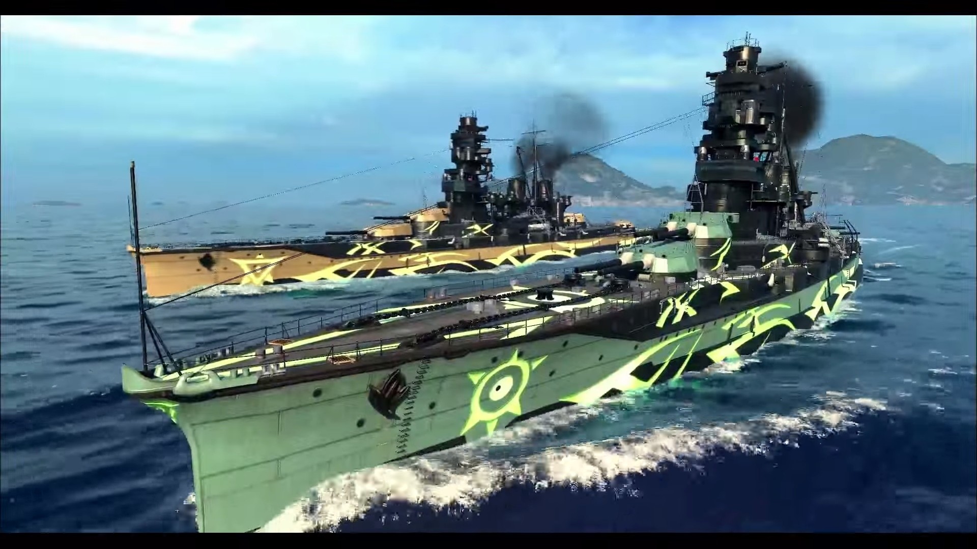 1920x1080 I'm neither a World of Warships player nor an Arpeggio of Blue Steel fan,  but the crossover looks fairly interesting to me. I'm not sure if we'll be  seeing ...