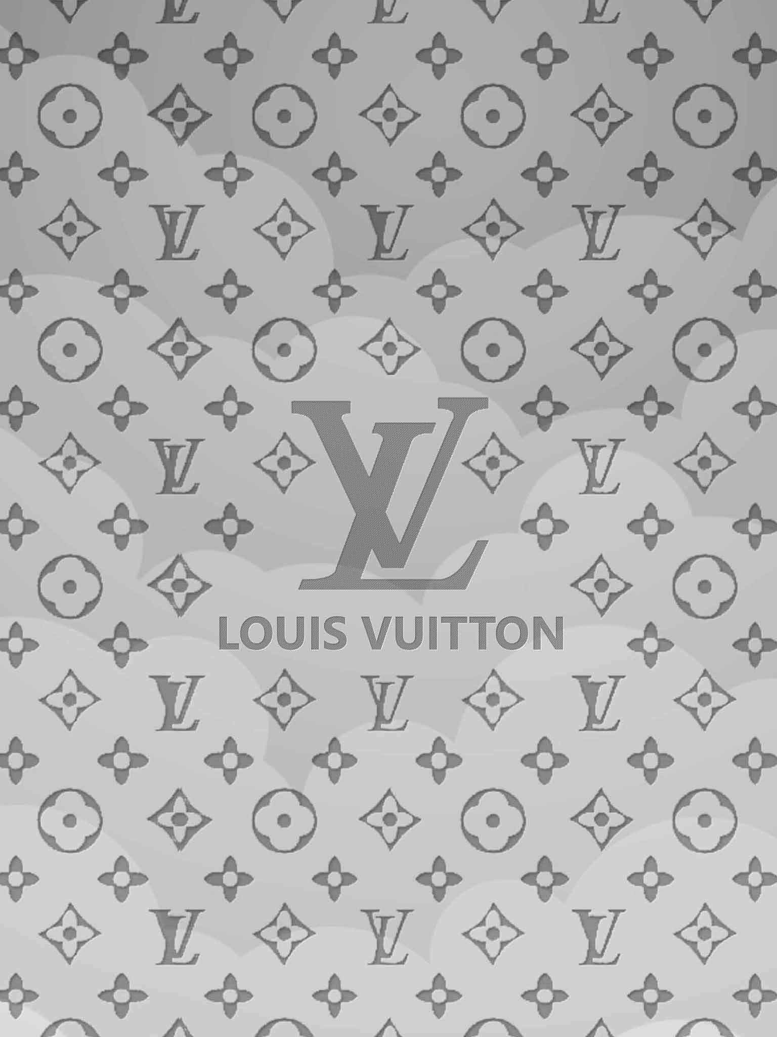 White Louis Vuitton Wallpaper  Apple watch wallpaper, Iphone