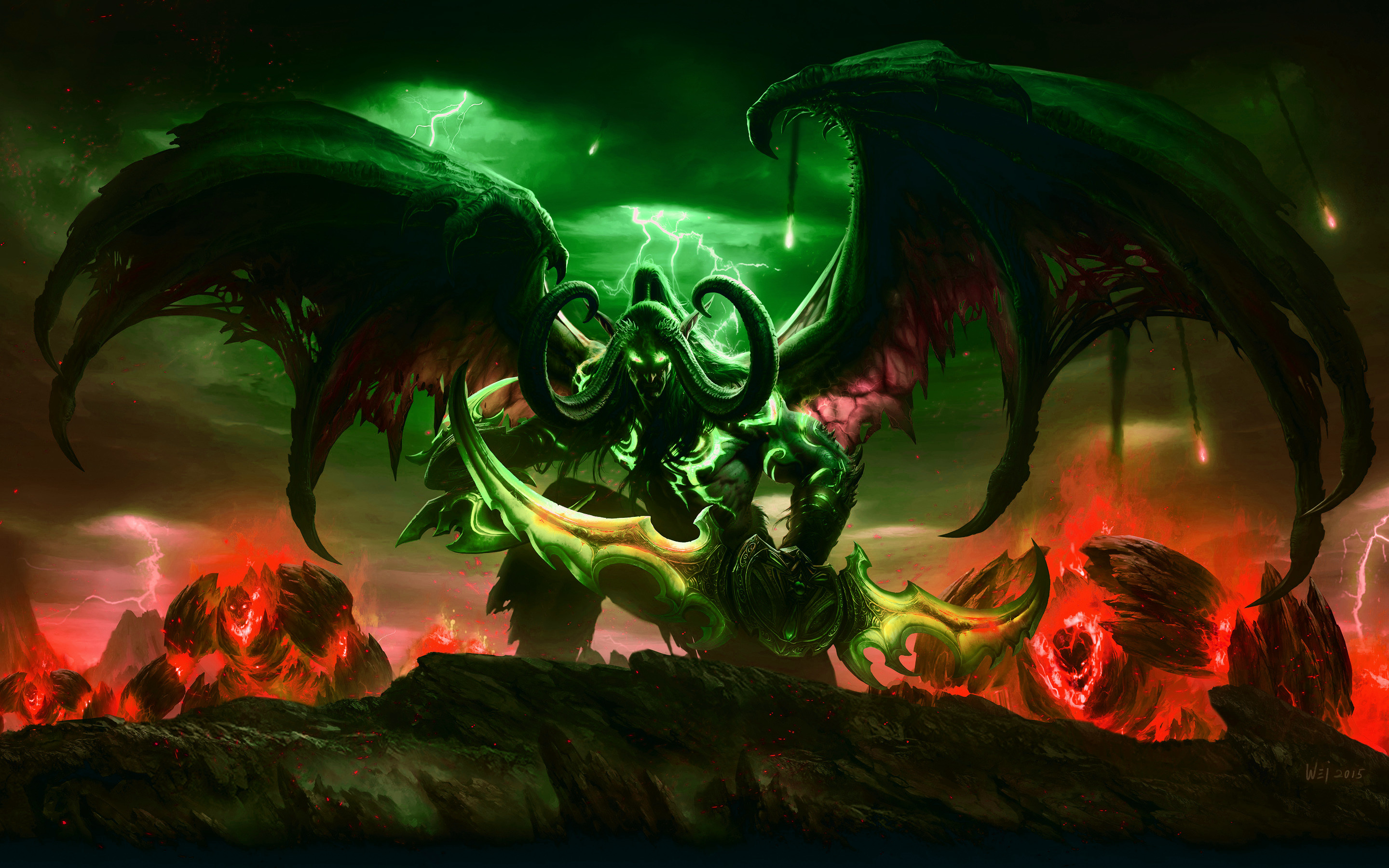 2880x1800 Download World of Warcraft Legion wallpaper