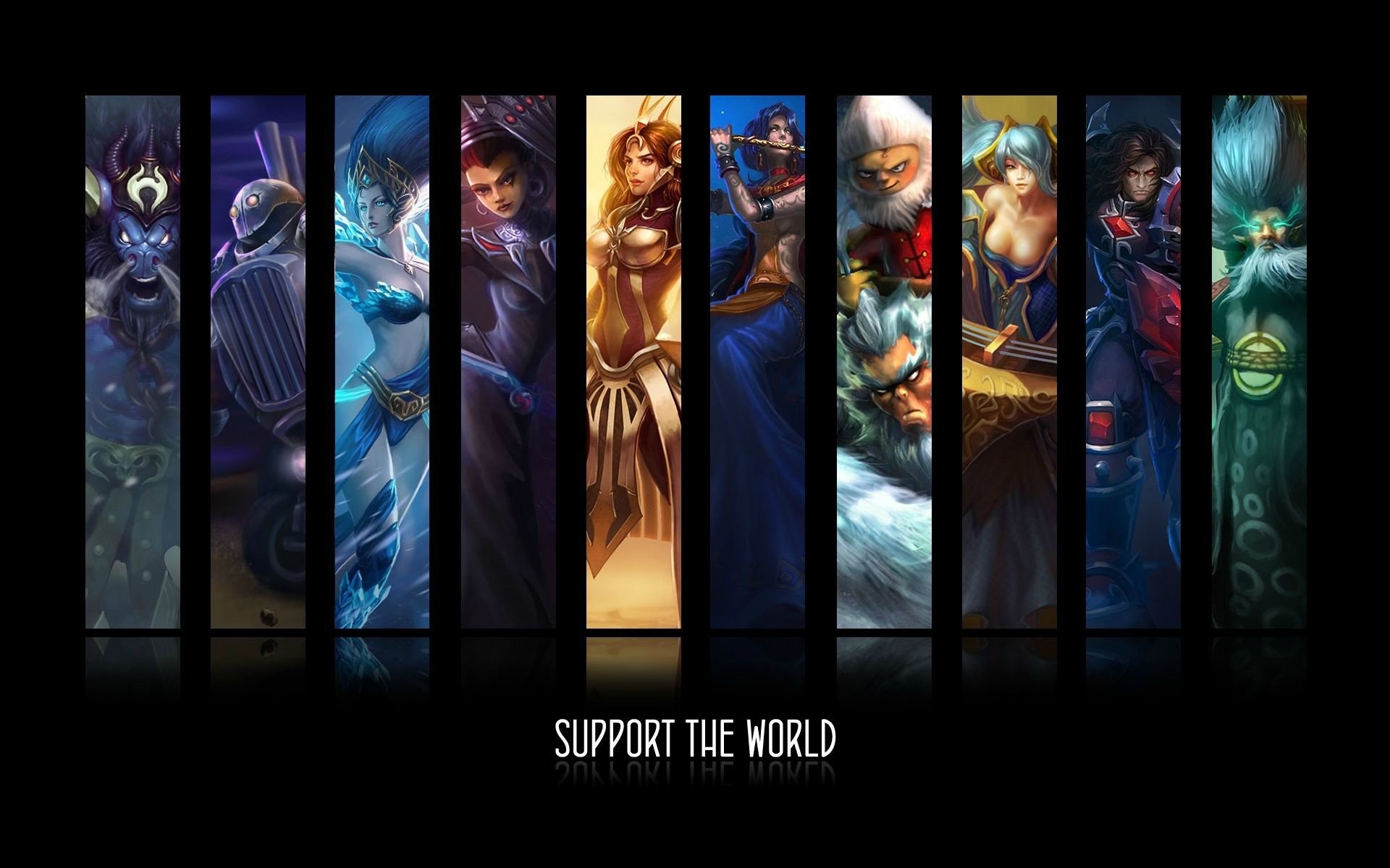 1920x1200 League Of Legends Support HD Support Wallpaper League