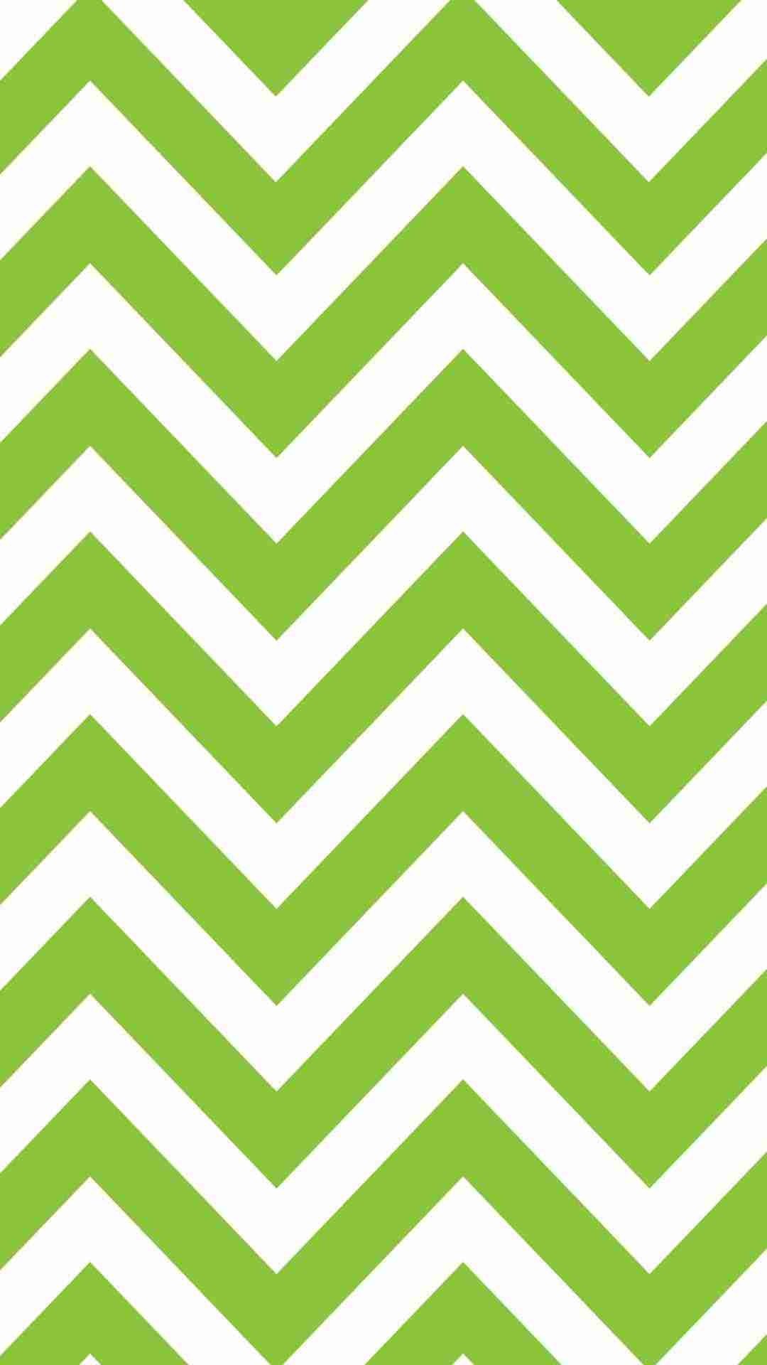 1080x1920 Eye-Catching Green Zigzag iPhone 6 Plus Wallpaper - Chevron Art