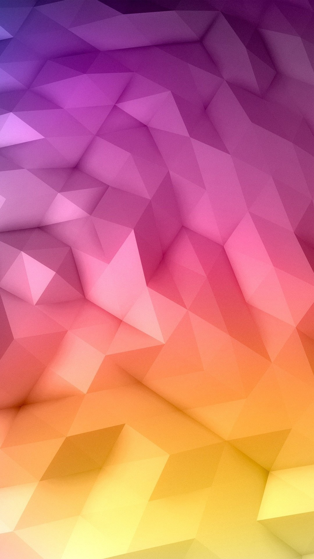 1080x1920 ... Gradient polygon Abstract mobile wallpaper