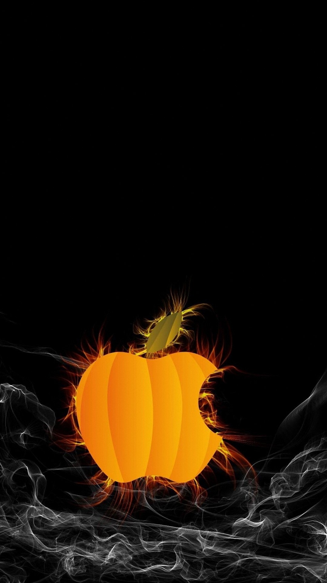 1080x1920 iPumpkin - Tap to see more creatively spooky Halloween wallpaper! | @mobile9