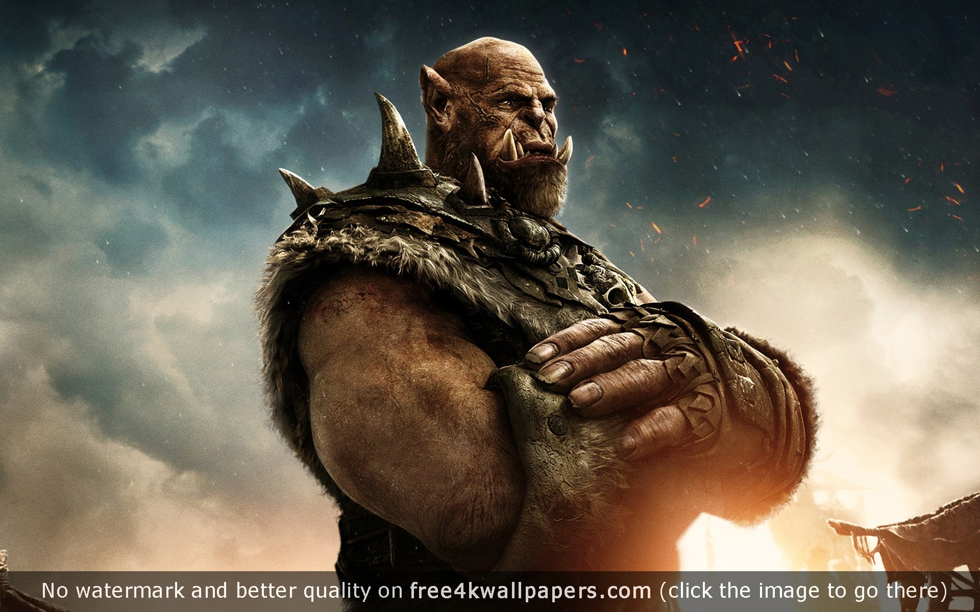 1920x1200 Orgrim Warcraft Movie wallpaper