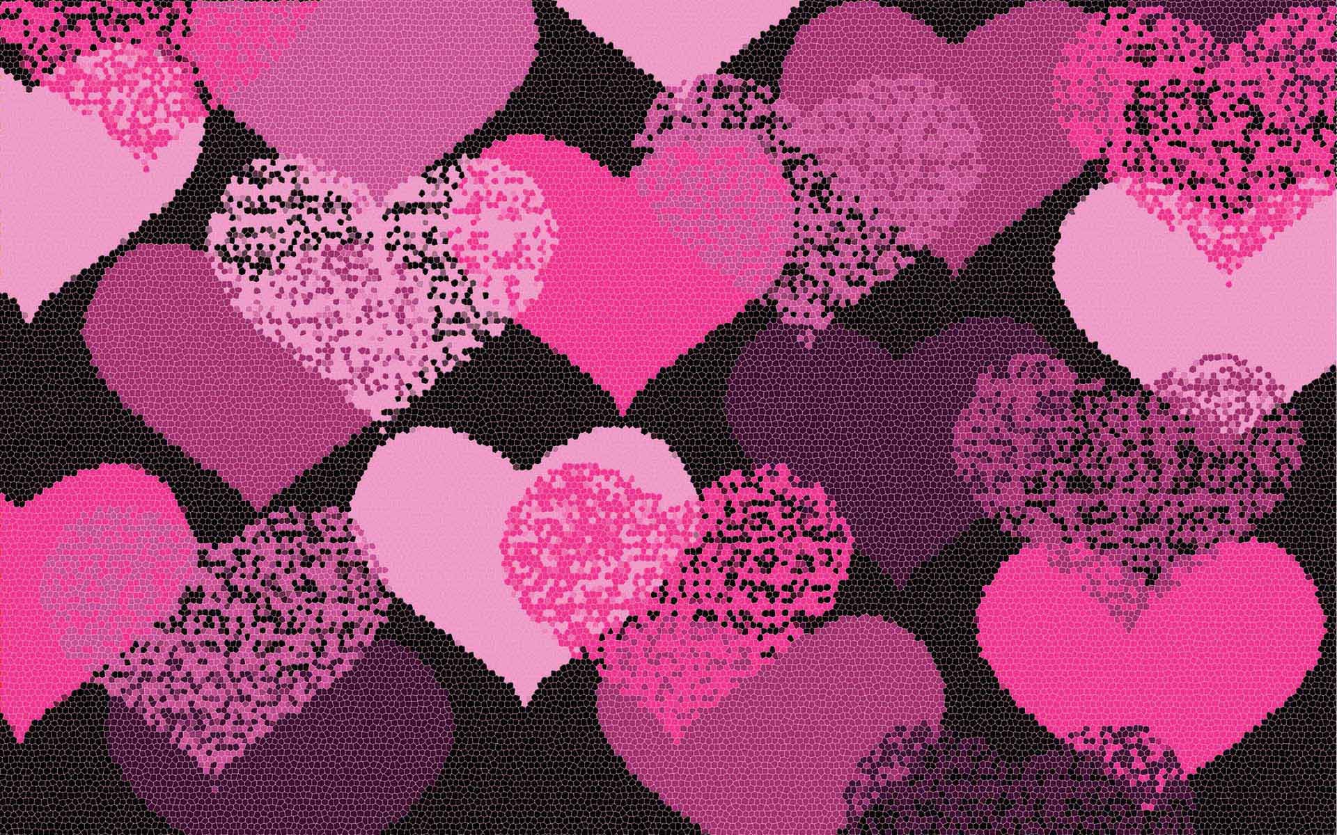 1920x1200 love heart hd image HD wallpaper - Love Hearts