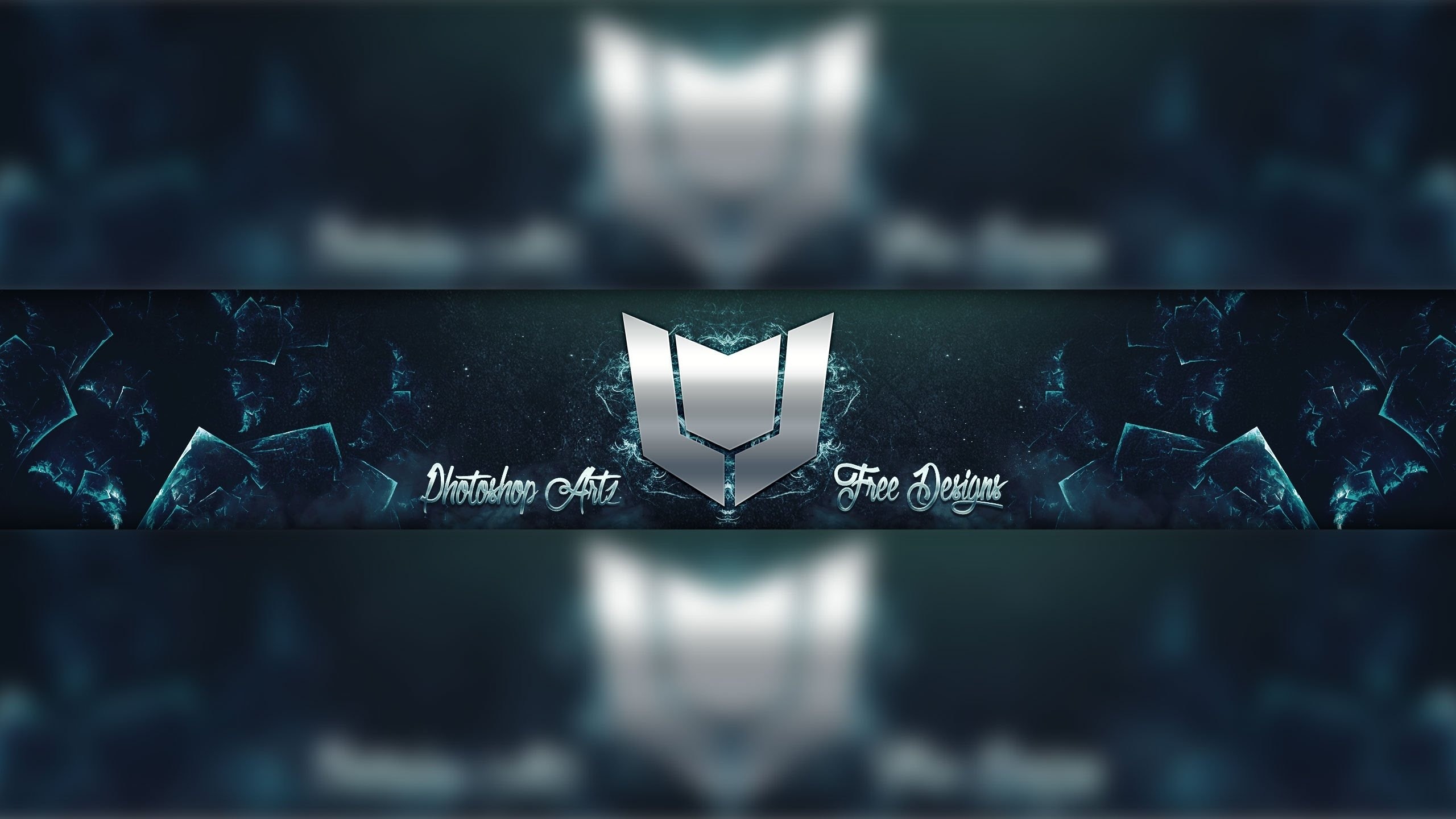 youtube banner template 2560x1440
