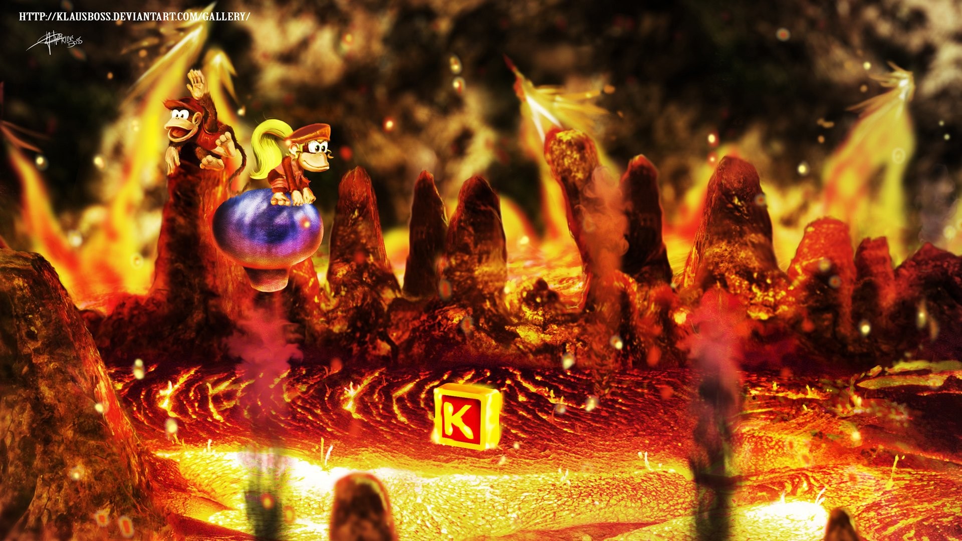 1920x1080 Video Game - Donkey Kong Country 2: Diddy's Kong Quest Wallpaper