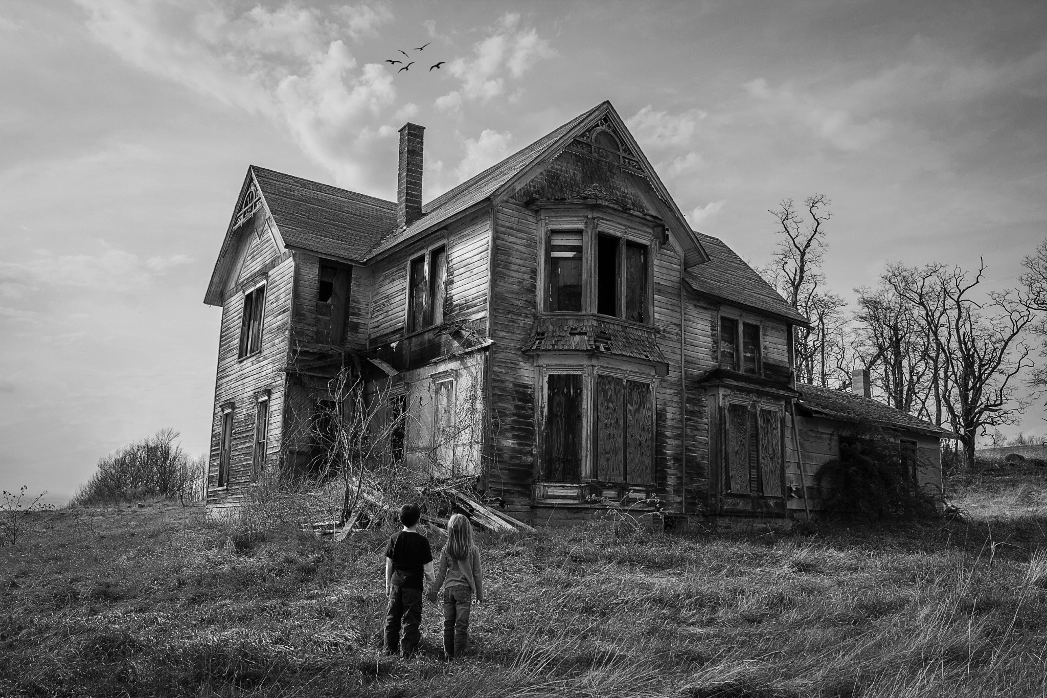 2048x1365 Create An Atmosphere Of Horror With This Haunted House Photo Tutorial